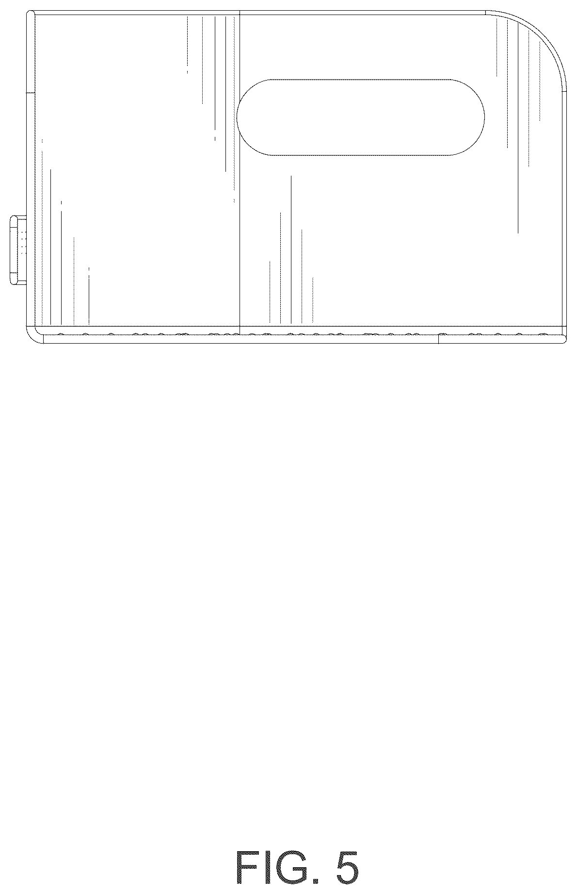 Patent USD1124129 Figure 5 – Sheet clip