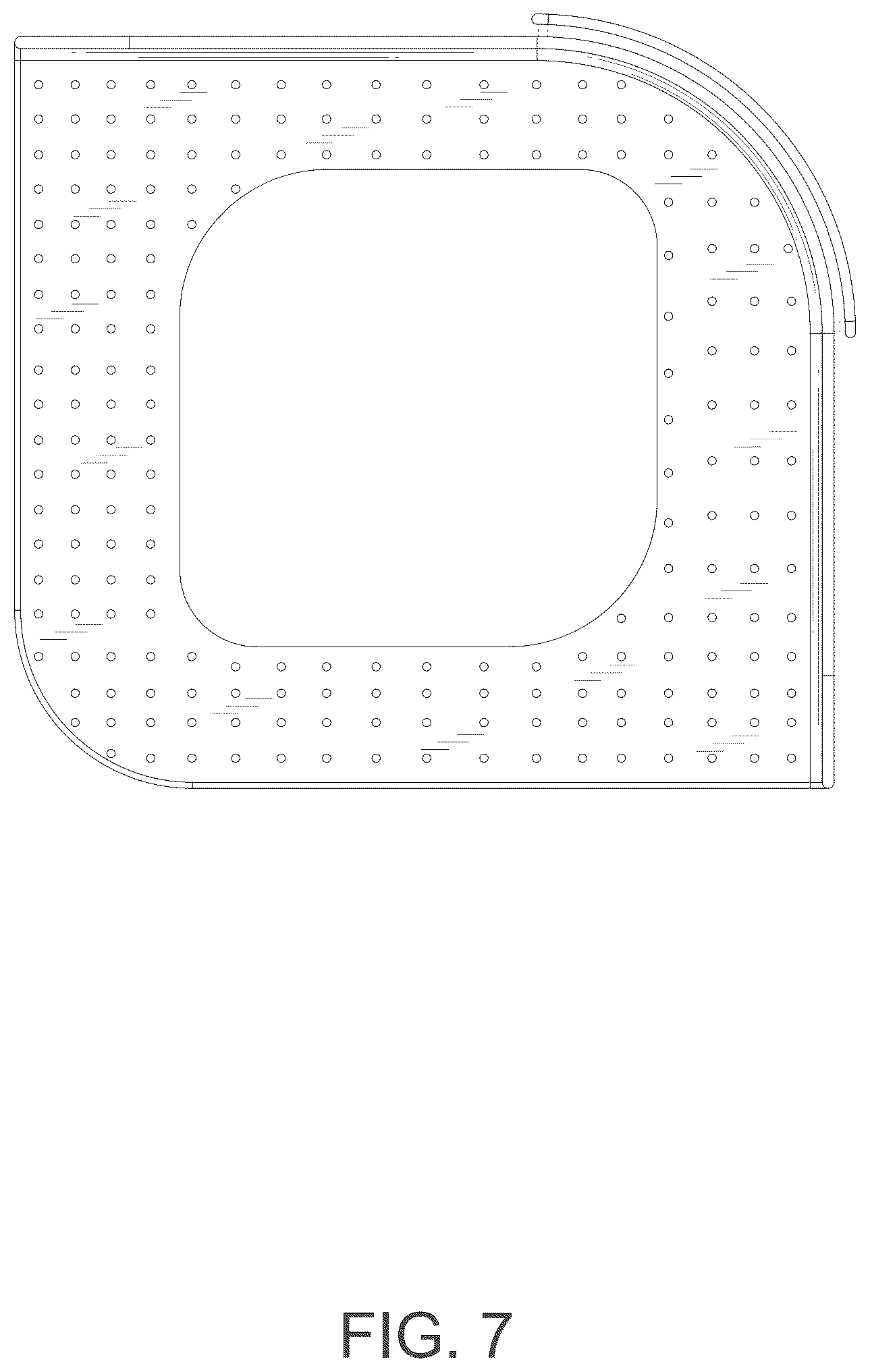 Patent USD1124129 Figure 7 – Sheet clip