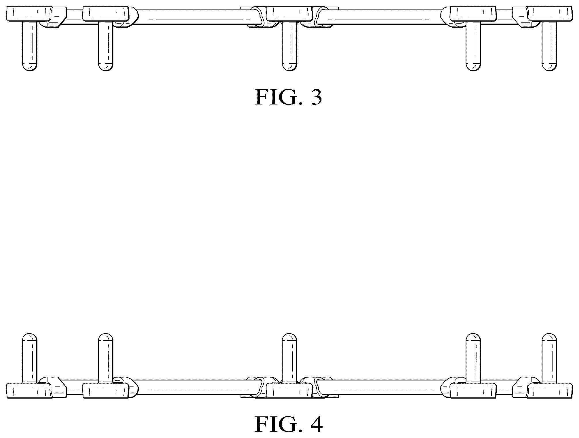 Patent USD1124130 Figure 3 – Wall-mounted bean bag toss game board