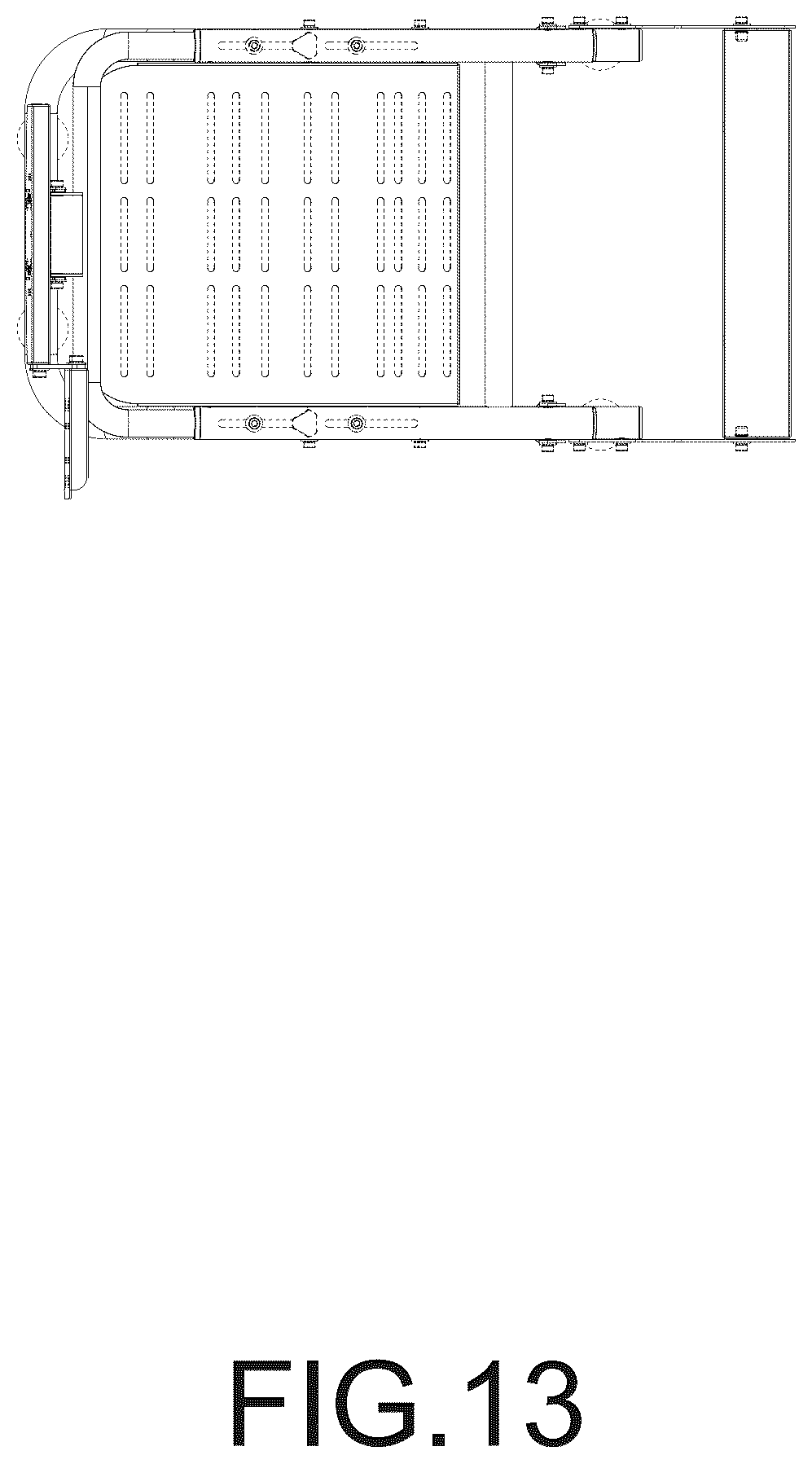 Patent USD1124131 Figure 13 – Foldable steering wheel and pedal stand