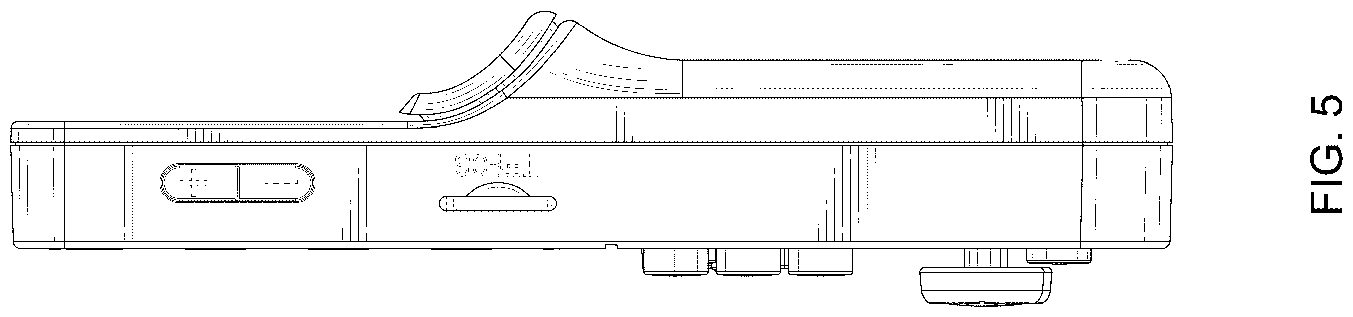 Patent USD1124132 Figure 5 – Handheld game console