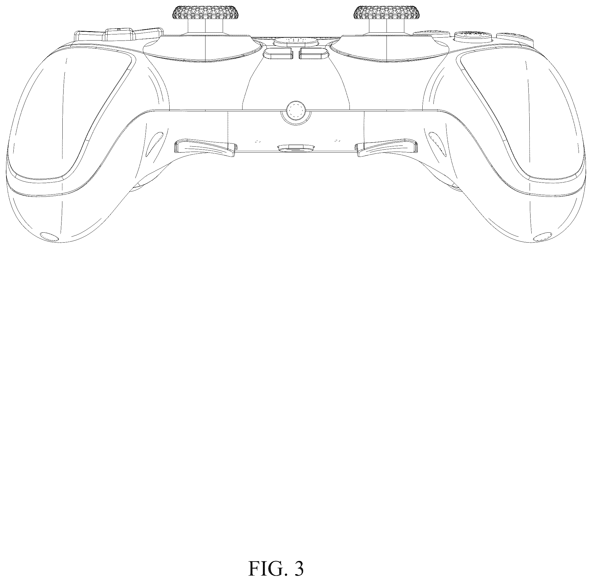 Patent USD1124133 Figure 3 – Gamepad