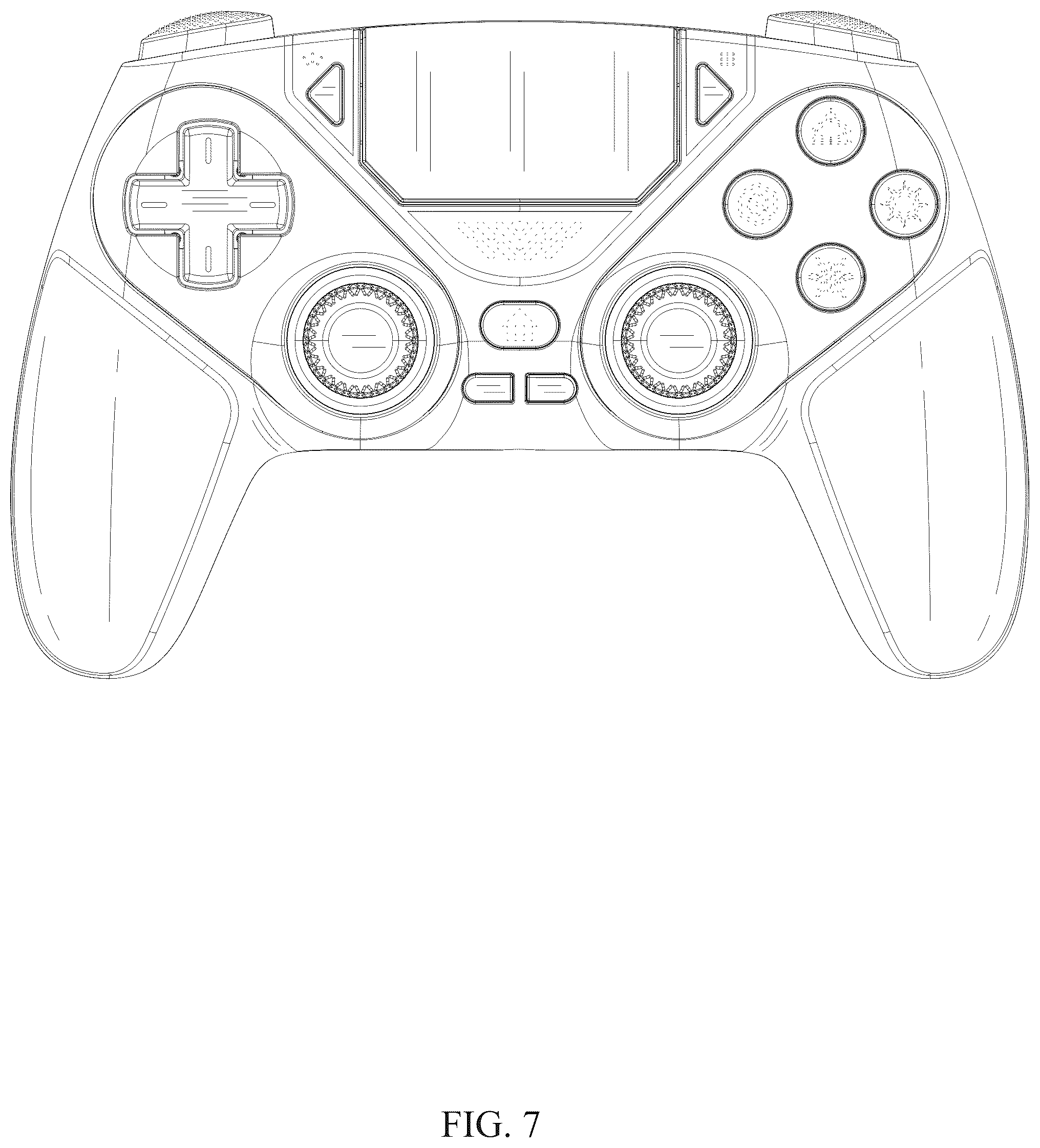 Patent USD1124133 Figure 7 – Gamepad