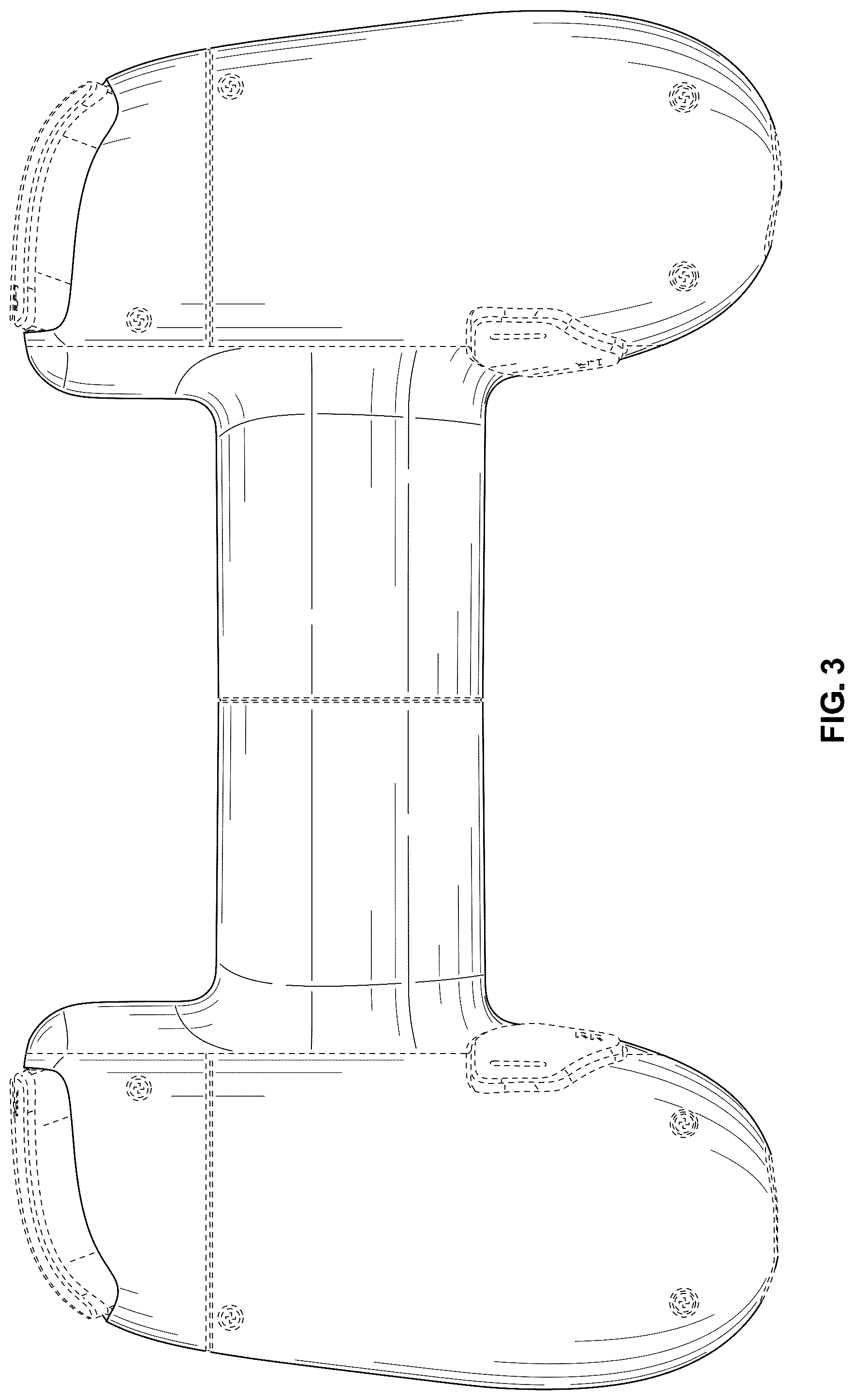 Patent USD1124135 Figure 3 – Game controller