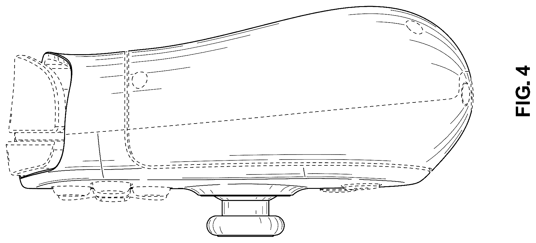 Patent USD1124135 Figure 4 – Game controller