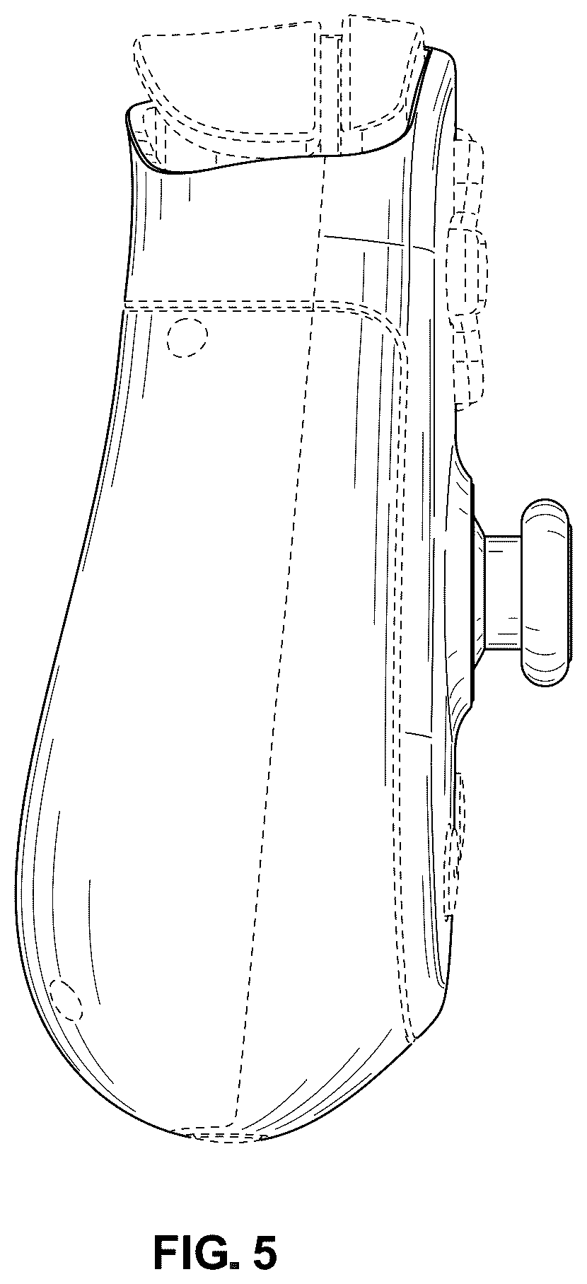 Patent USD1124135 Figure 5 – Game controller
