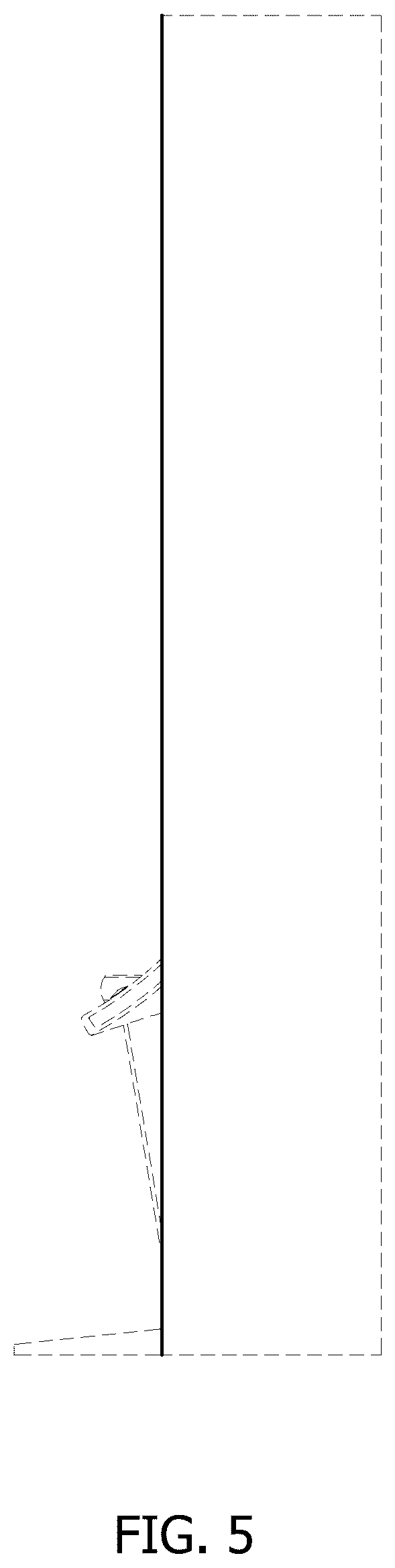 Patent USD1124137 Figure 5 – Gaming machine and enclosure