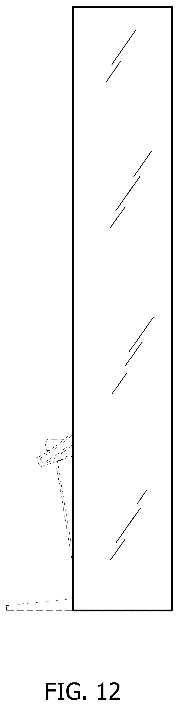Patent USD1124137 Figure 11 – Gaming machine and enclosure