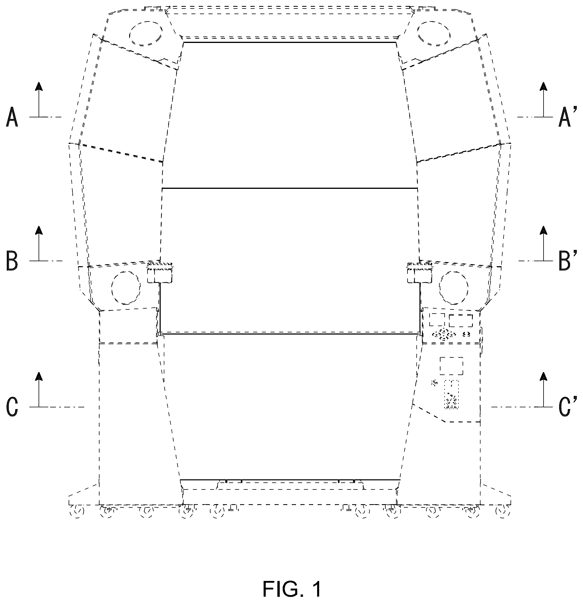 Patent USD1124138 — Game machine — Figure 1