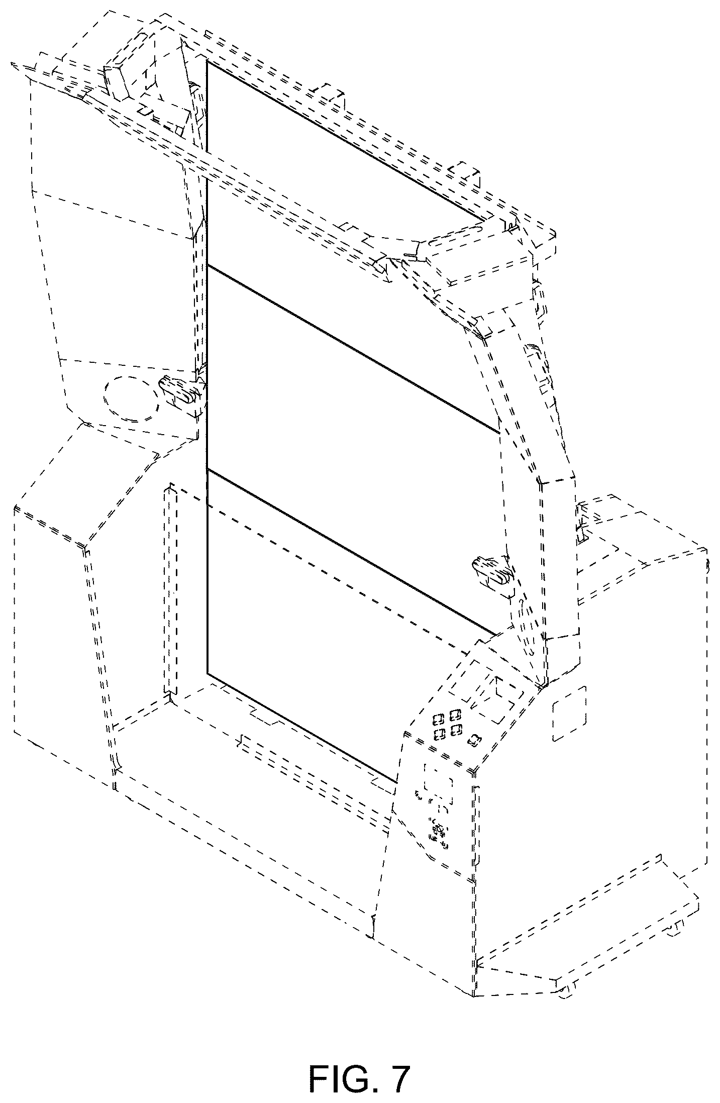 Patent USD1124138 Figure 7 – Game machine