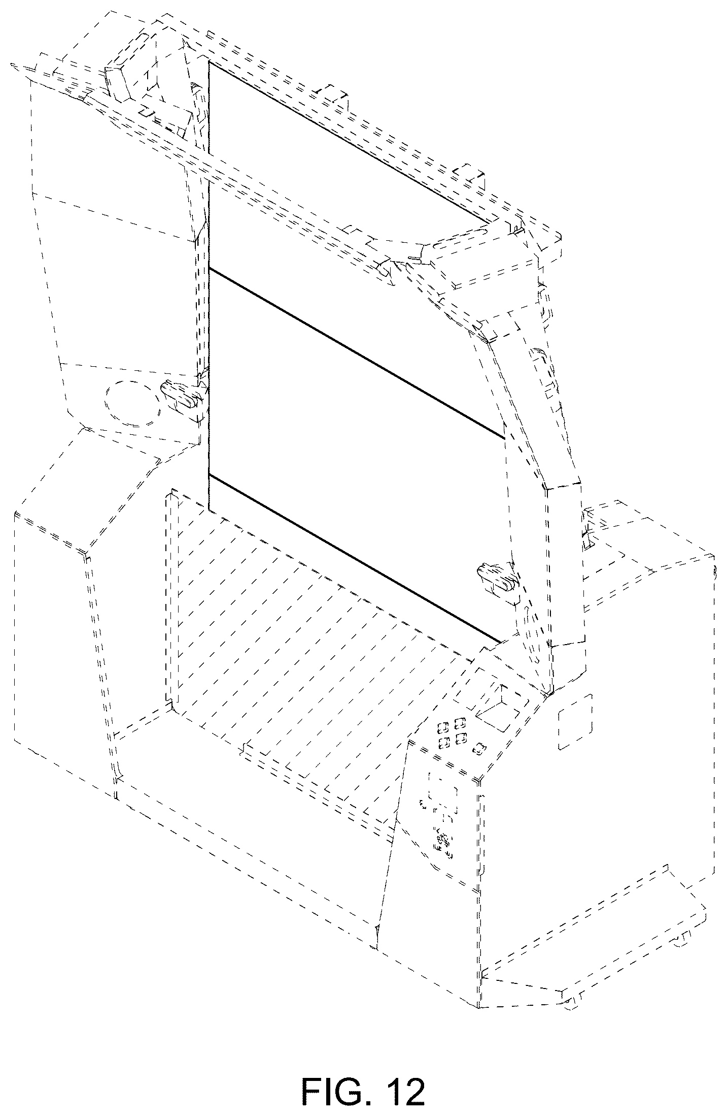 Patent USD1124138 Figure 12 – Game machine