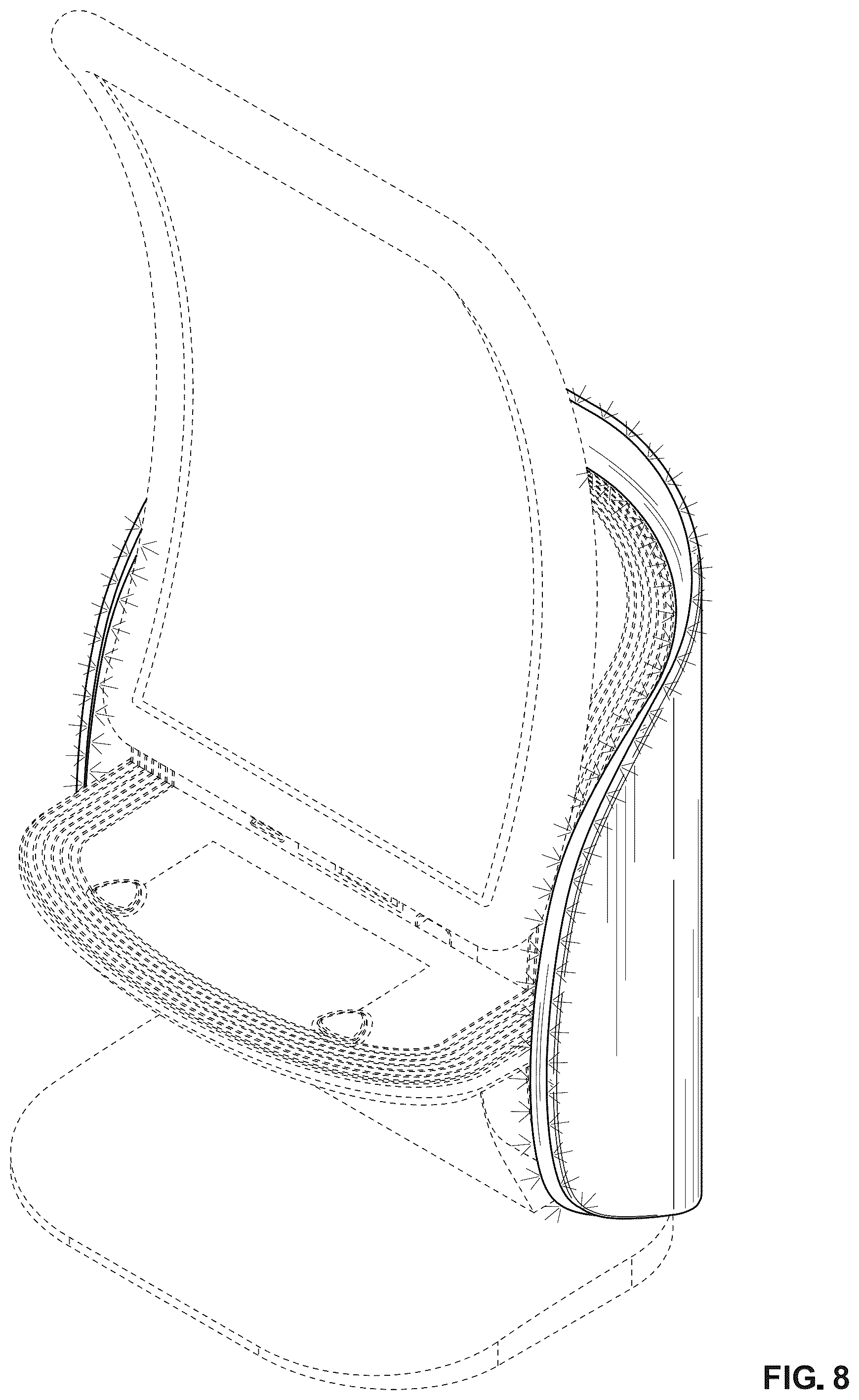 Patent USD1124139 Figure 8 – Gaming machine