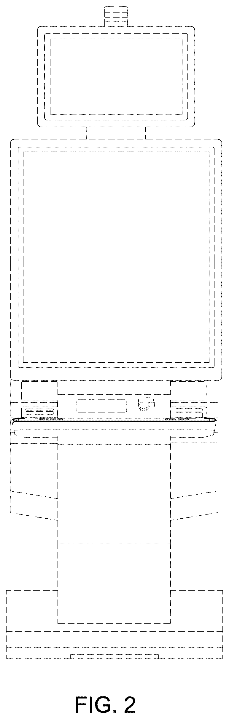 Patent USD1124140 Figure 2 – Gaming machine