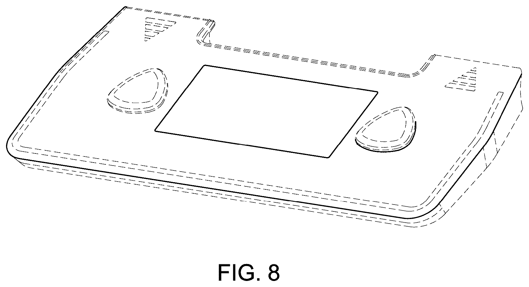 Patent USD1124140 Figure 8 – Gaming machine