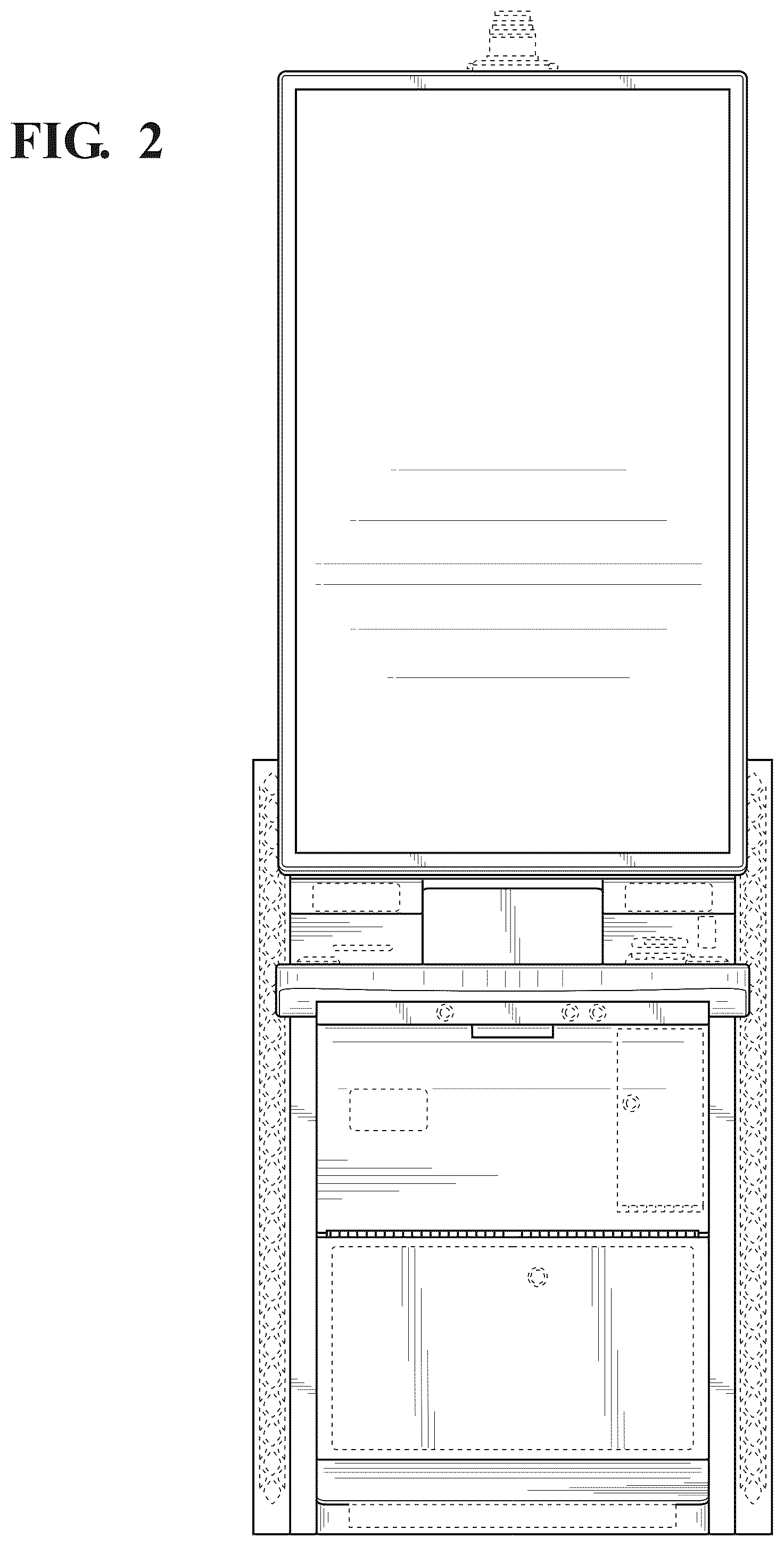 Patent USD1124141 Figure 2 – Gaming kiosk
