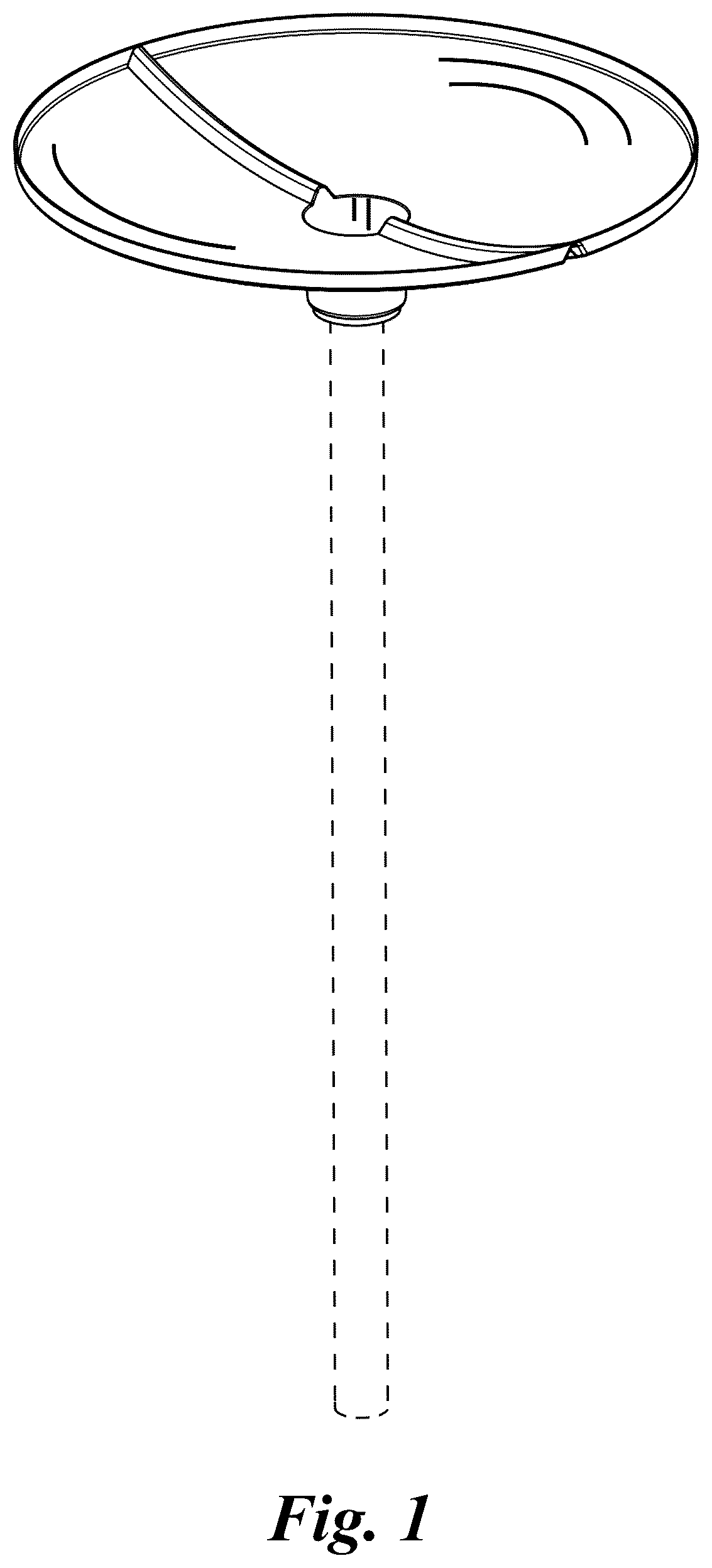 Patent USD1124142 — Circular lid game apparatus — Figure 1