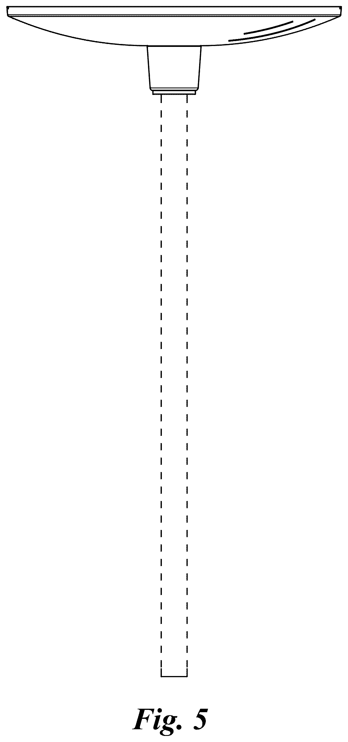 Patent USD1124142 Figure 5 – Circular lid game apparatus