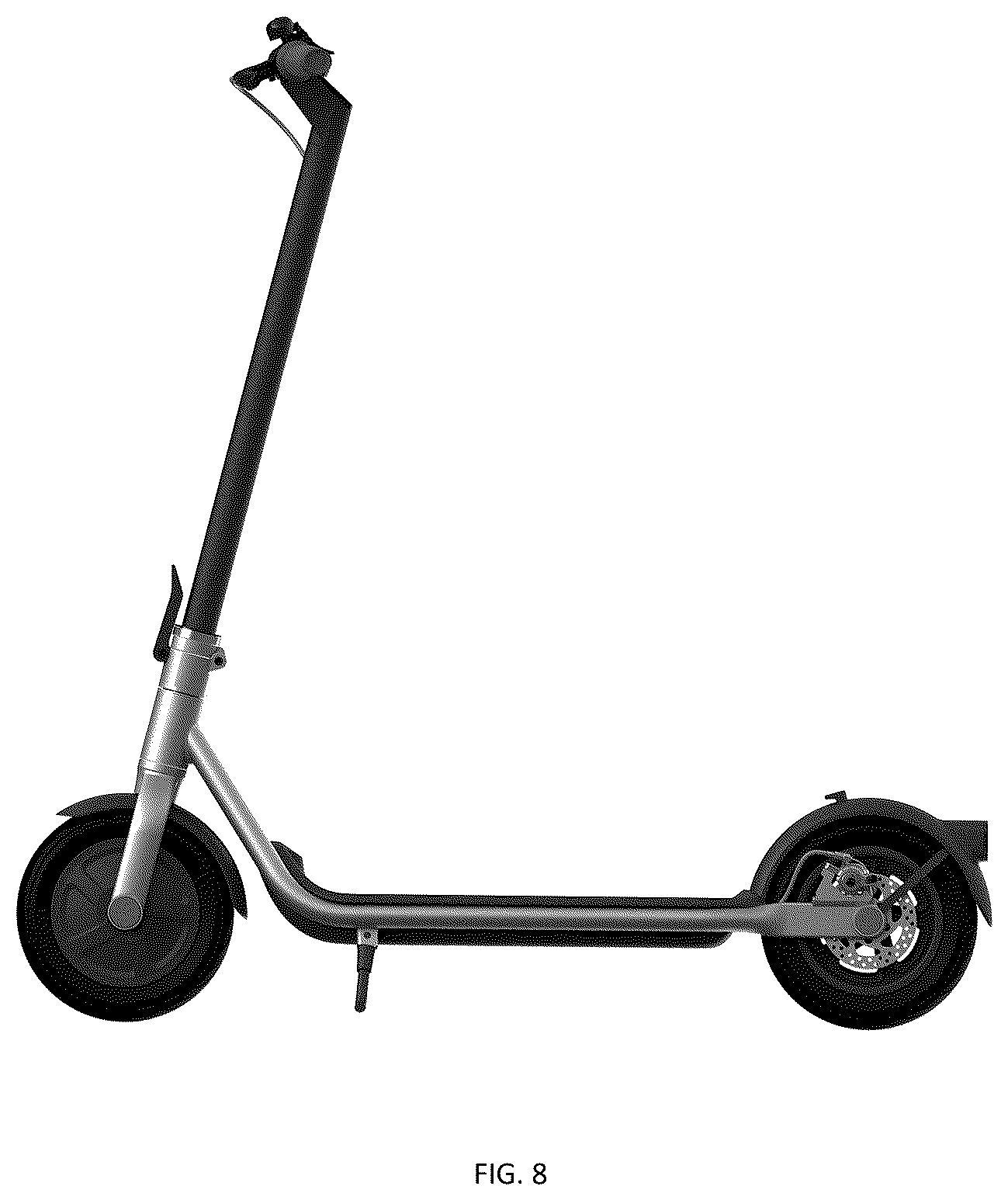 Patent USD1124146 Figure 6 – Electric scooter