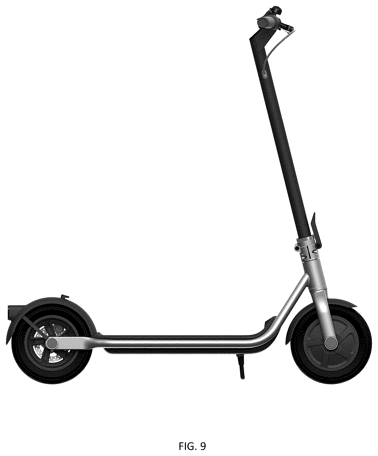 Patent USD1124146 Figure 7 – Electric scooter