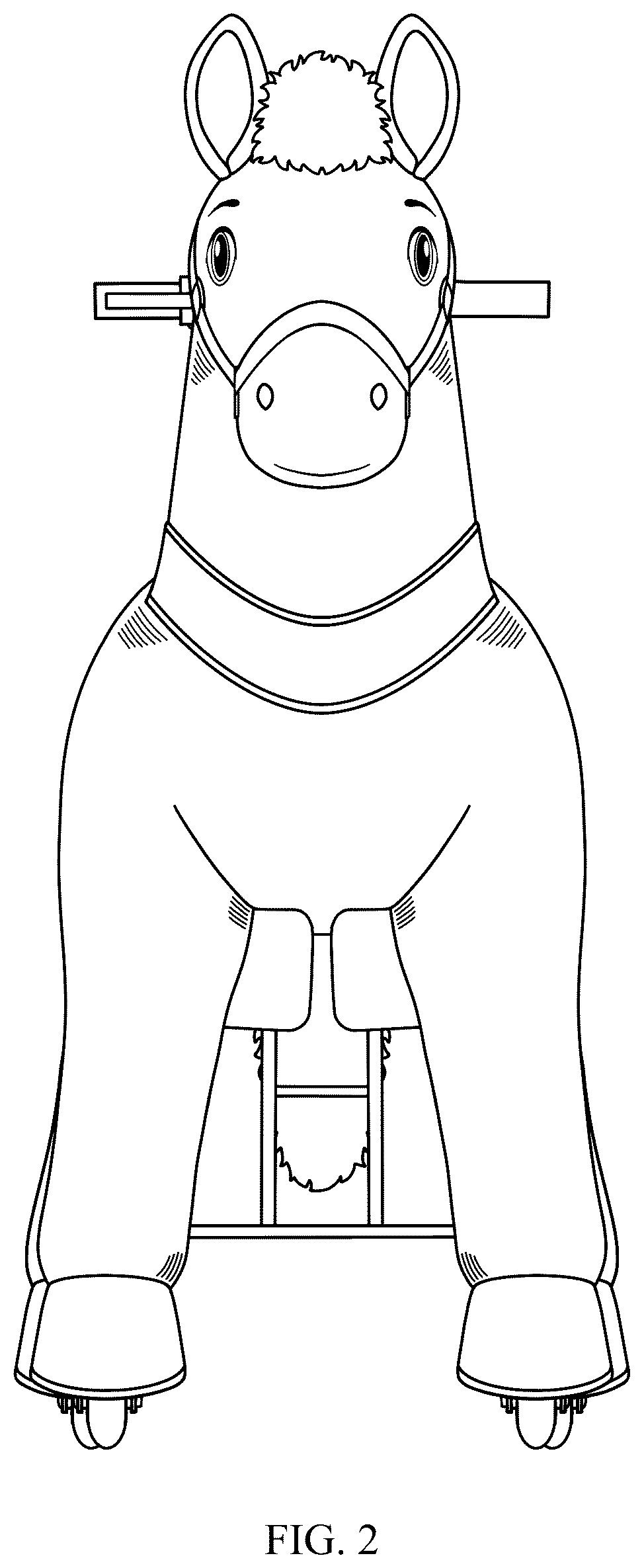 Patent USD1124148 Figure 2 – Ride-on toy