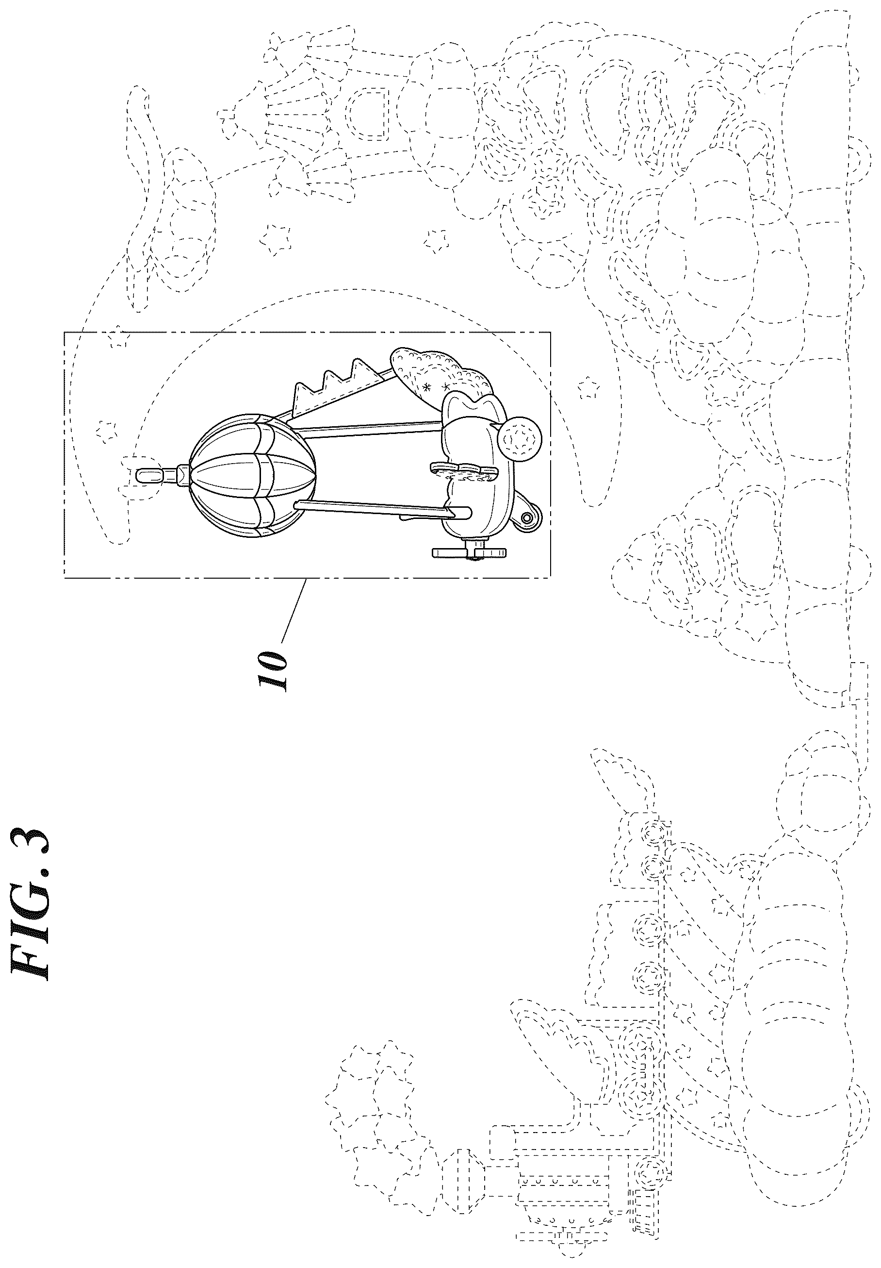 Patent USD1124150 Figure 3 – Toy balloon