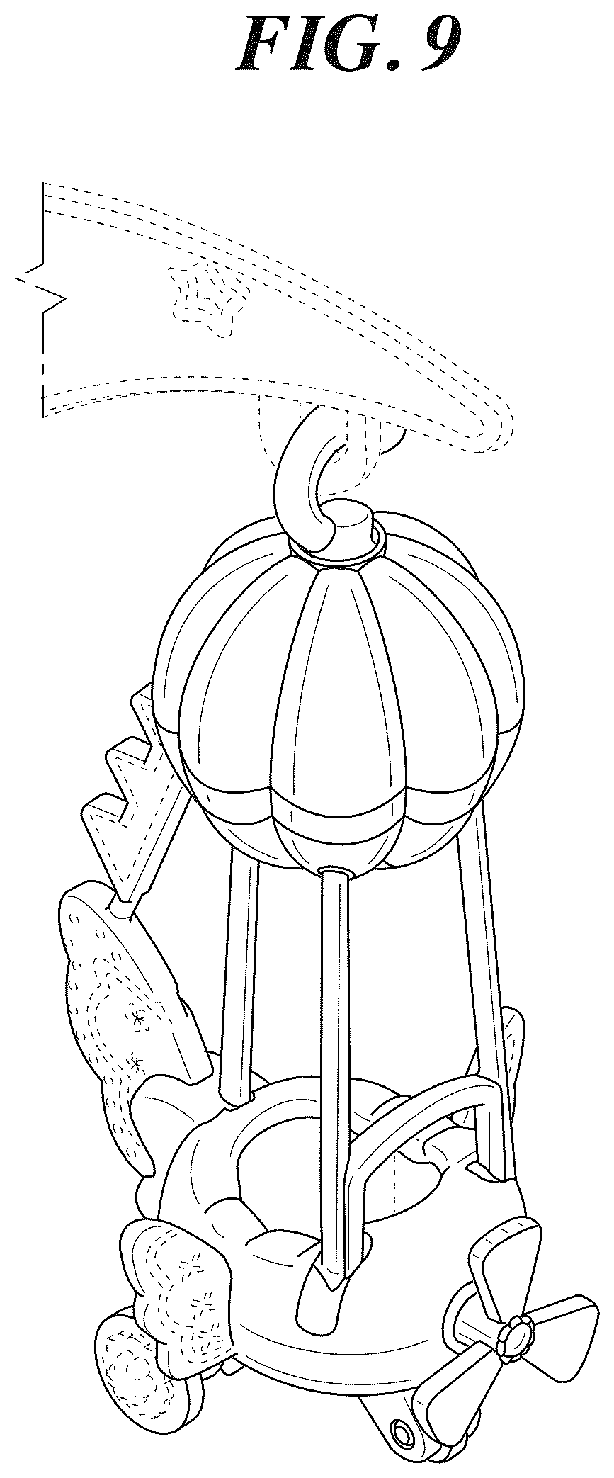 Patent USD1124150 Figure 9 – Toy balloon