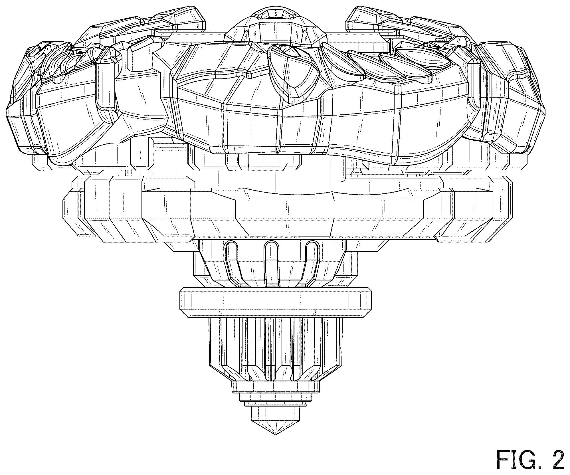 Patent USD1124151 Figure 2 – Spinning top toy