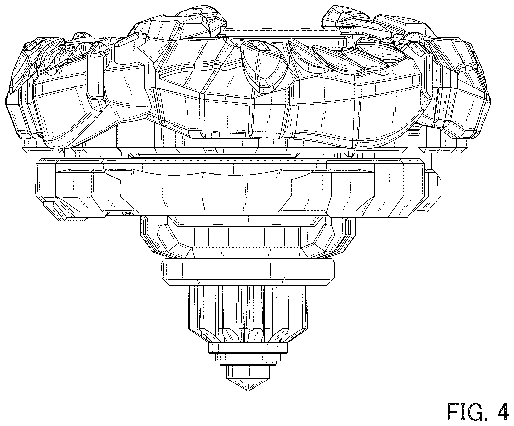 Patent USD1124151 Figure 4 – Spinning top toy