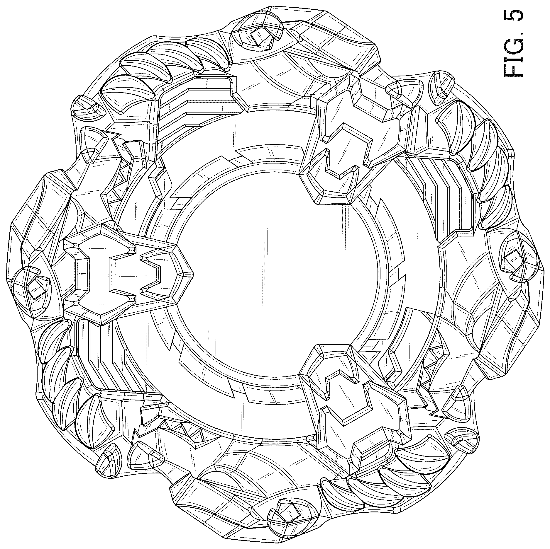 Patent USD1124151 Figure 5 – Spinning top toy