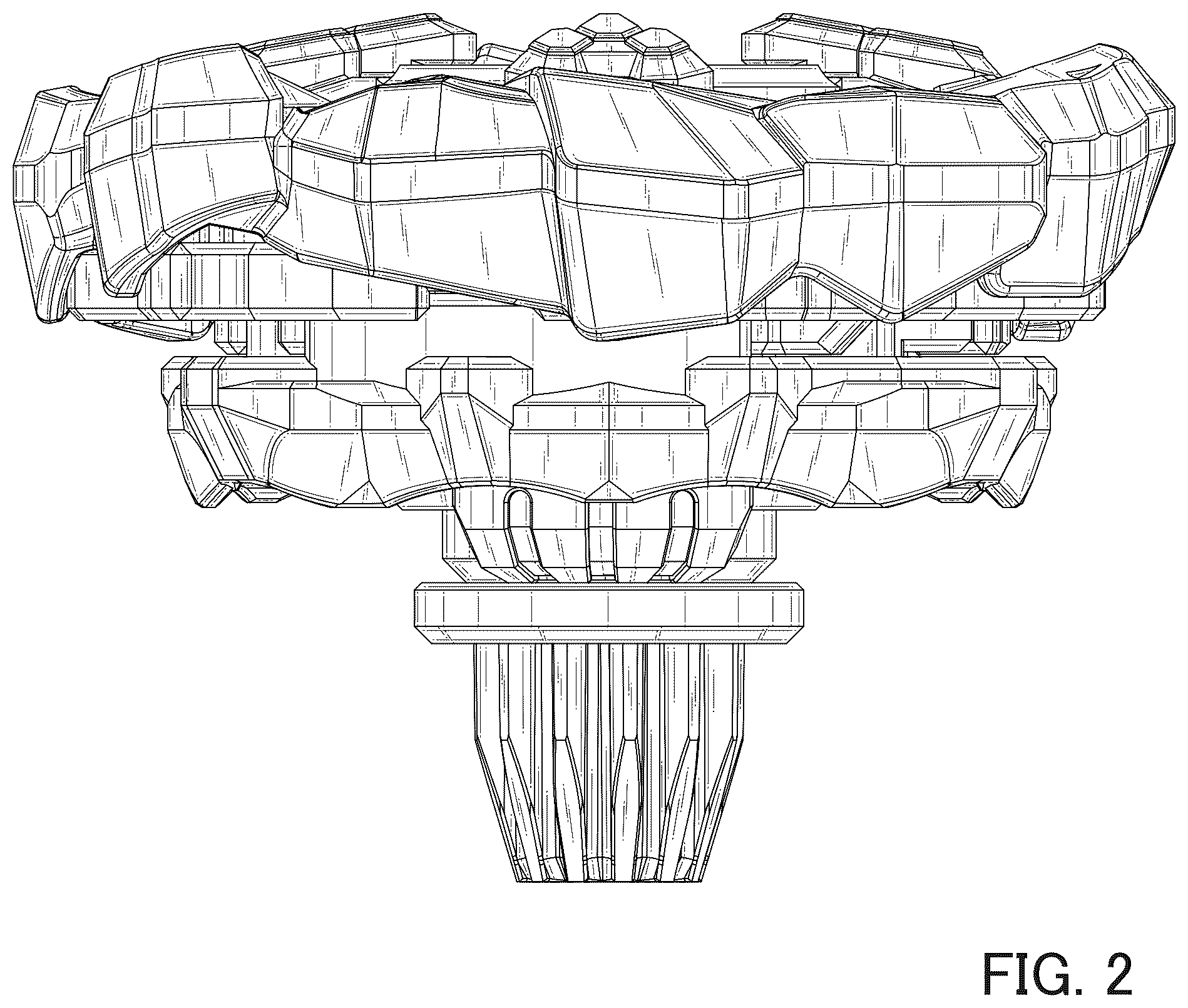 Patent USD1124152 Figure 2 – Spinning top toy
