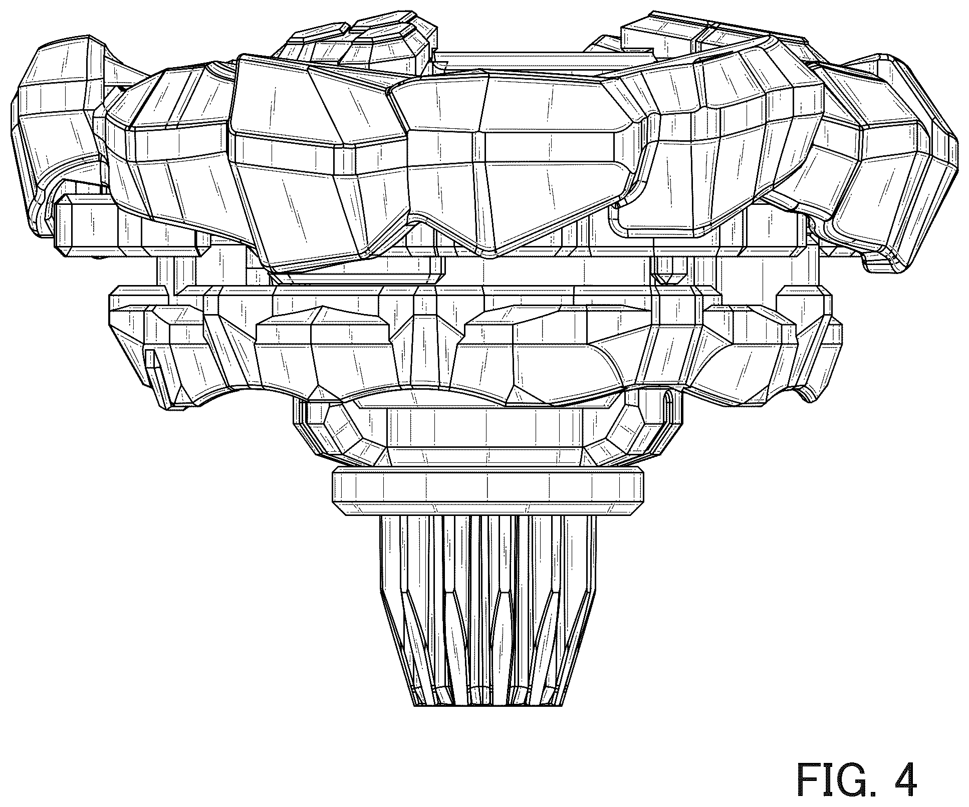 Patent USD1124152 Figure 4 – Spinning top toy