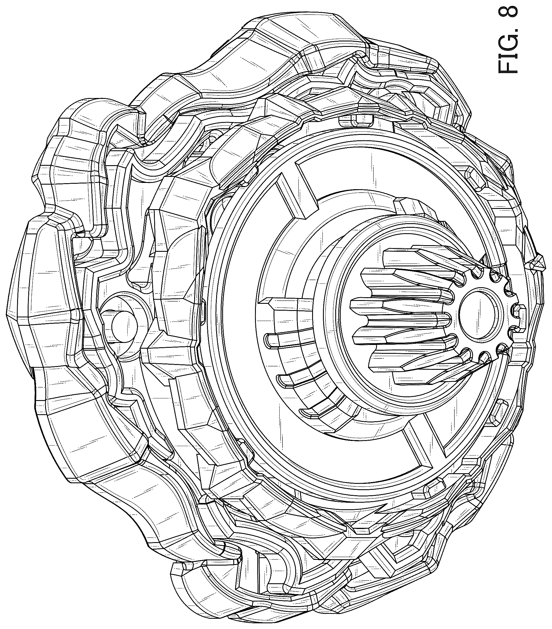 Patent USD1124152 Figure 8 – Spinning top toy