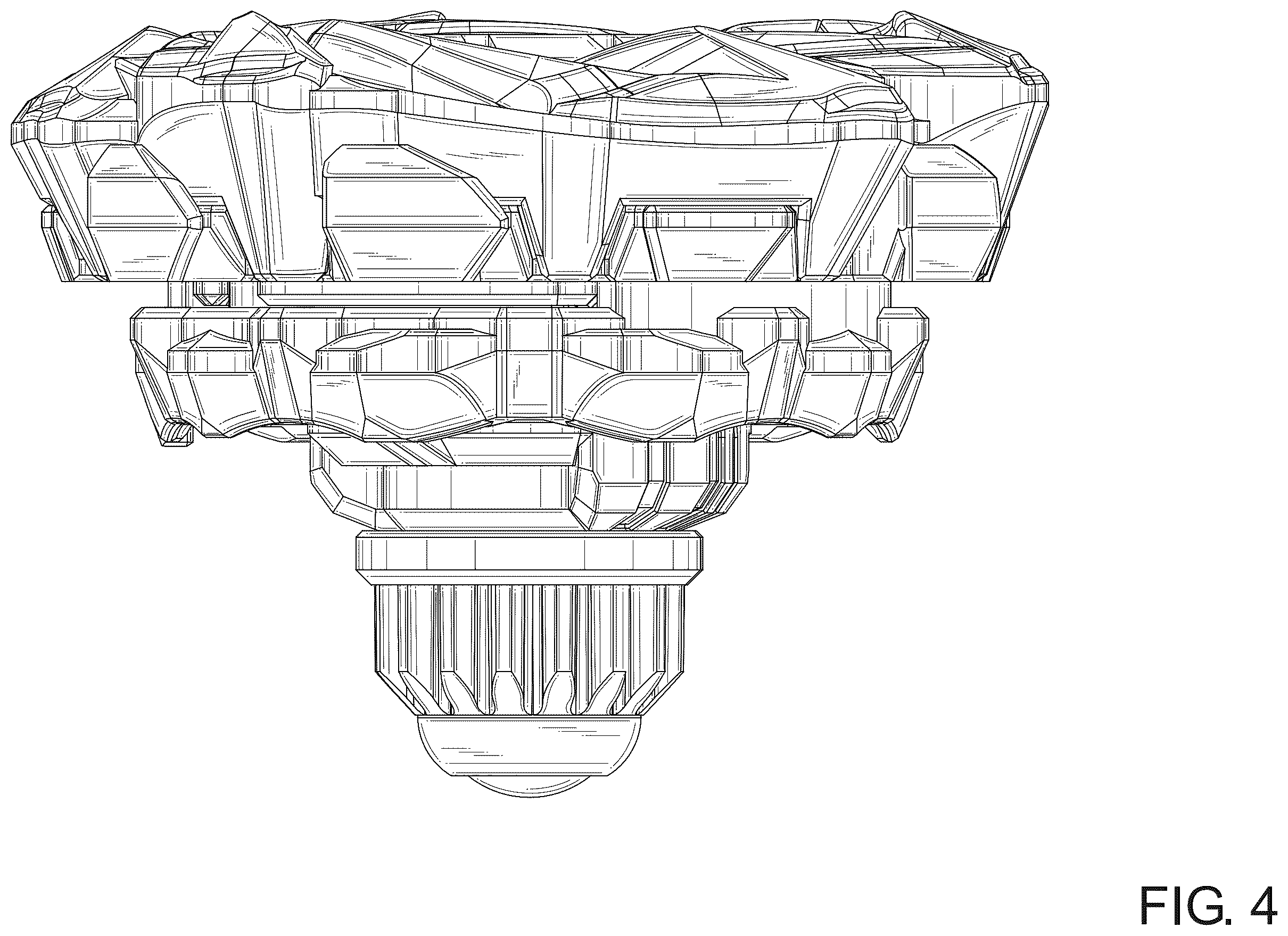 Patent USD1124153 Figure 4 – Spinning top toy