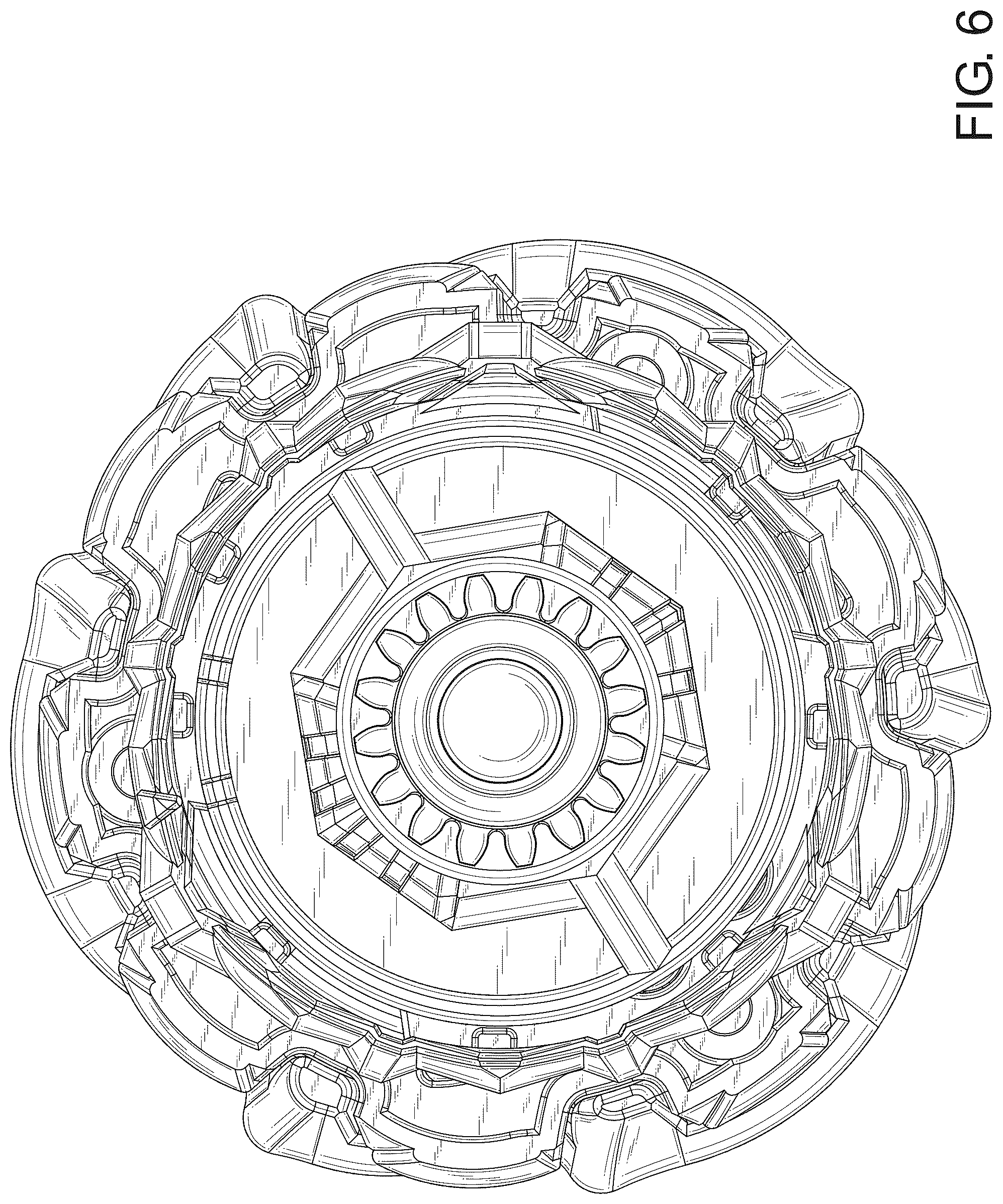 Patent USD1124153 Figure 6 – Spinning top toy