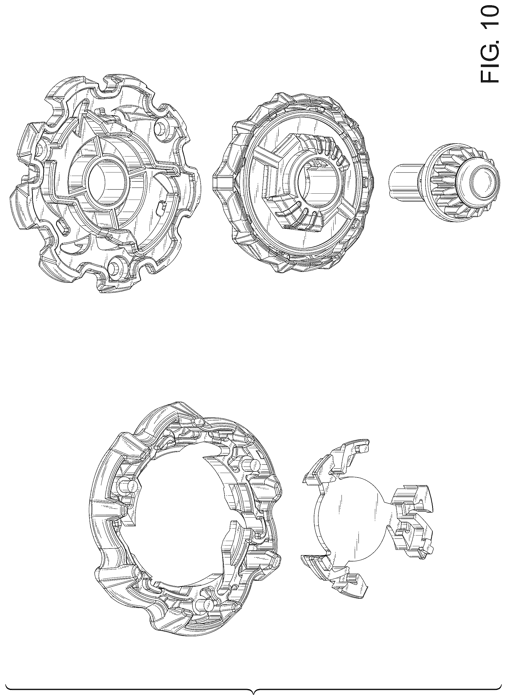 Patent USD1124153 Figure 10 – Spinning top toy