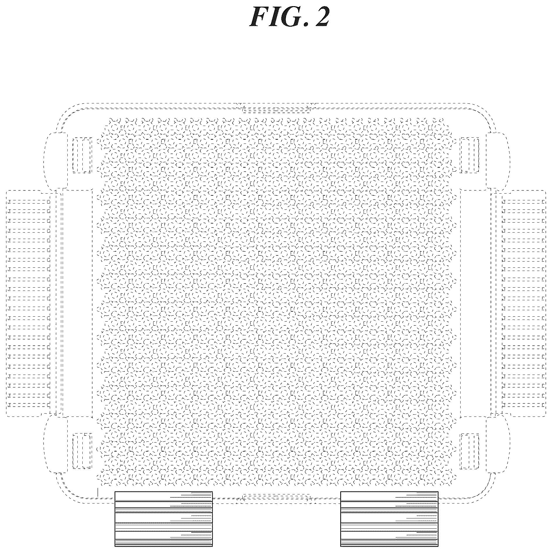 Patent USD1124154 Figure 2 – Tray for toy beads