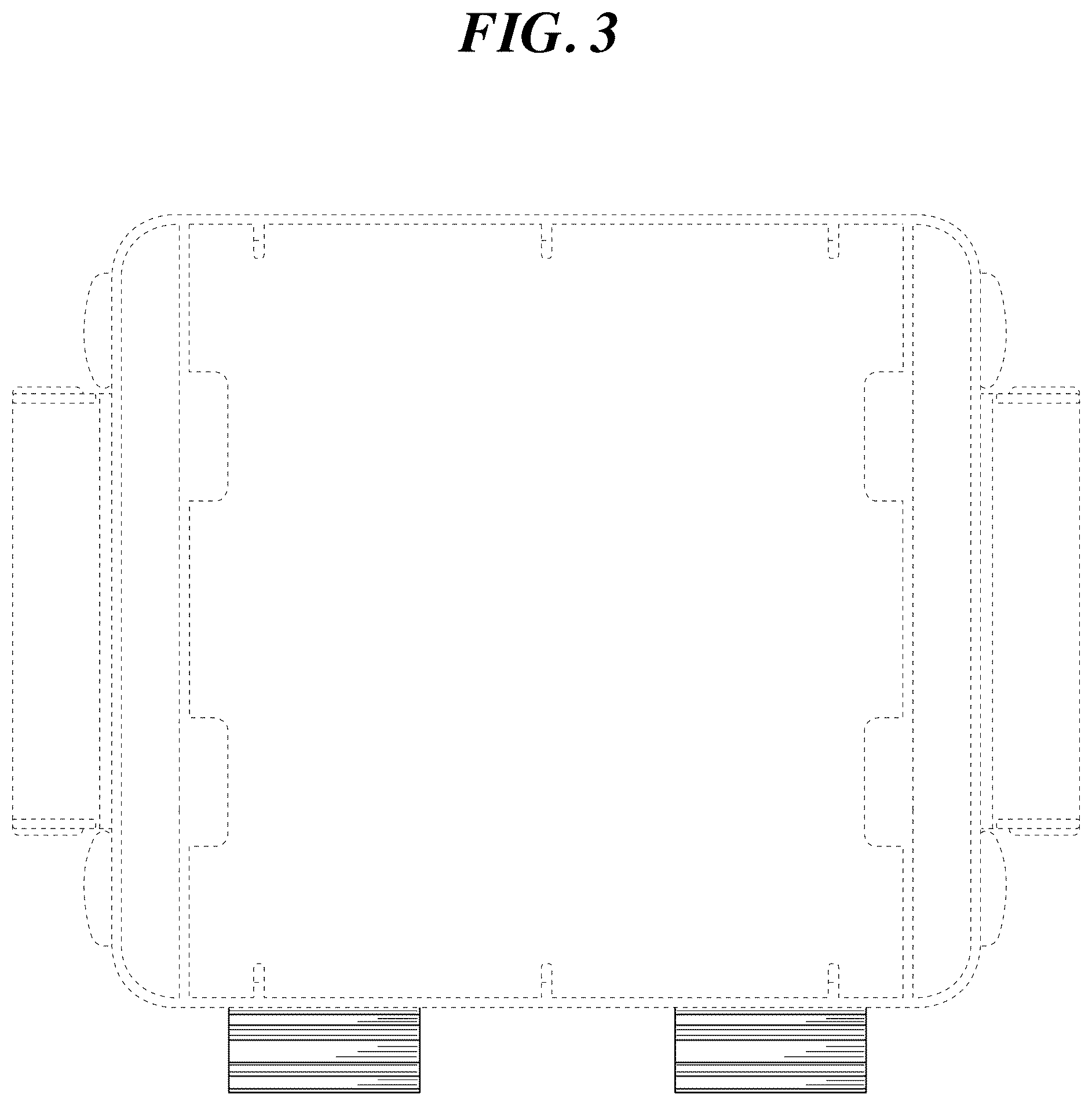 Patent USD1124154 Figure 3 – Tray for toy beads