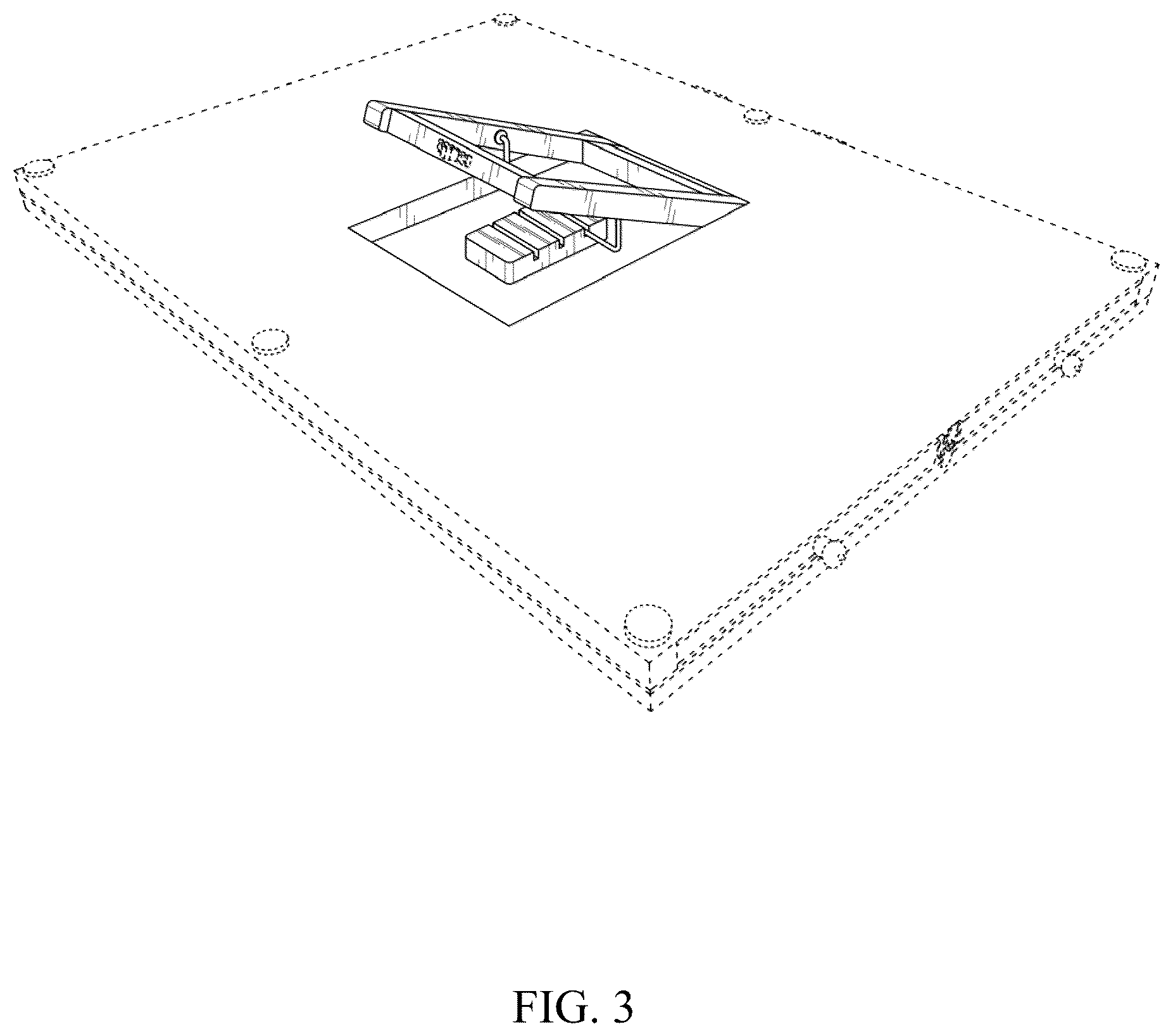 Patent USD1124159 Figure 3 – Puzzle board