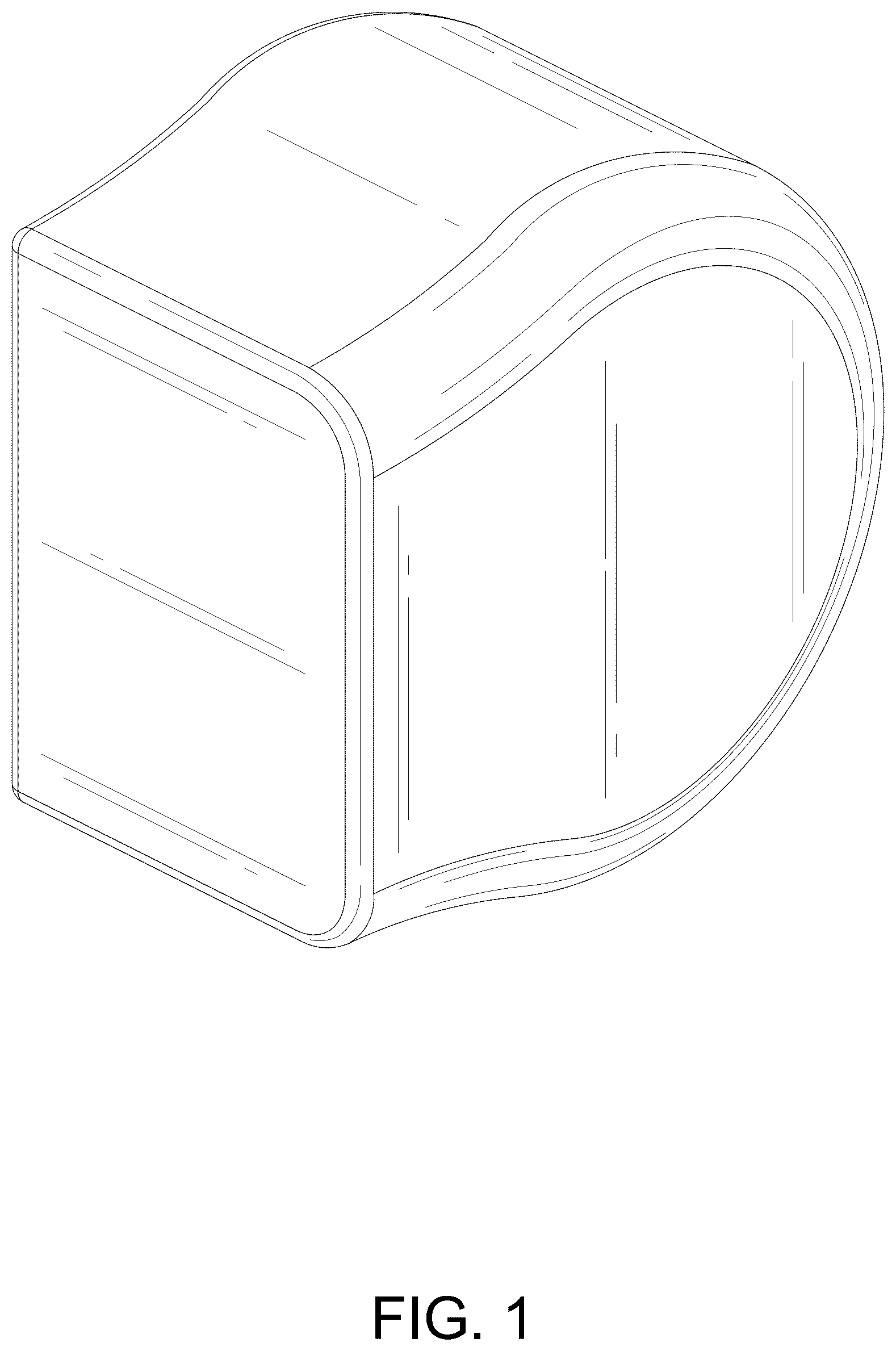Patent USD1124161 Figure 1 – Toy brick