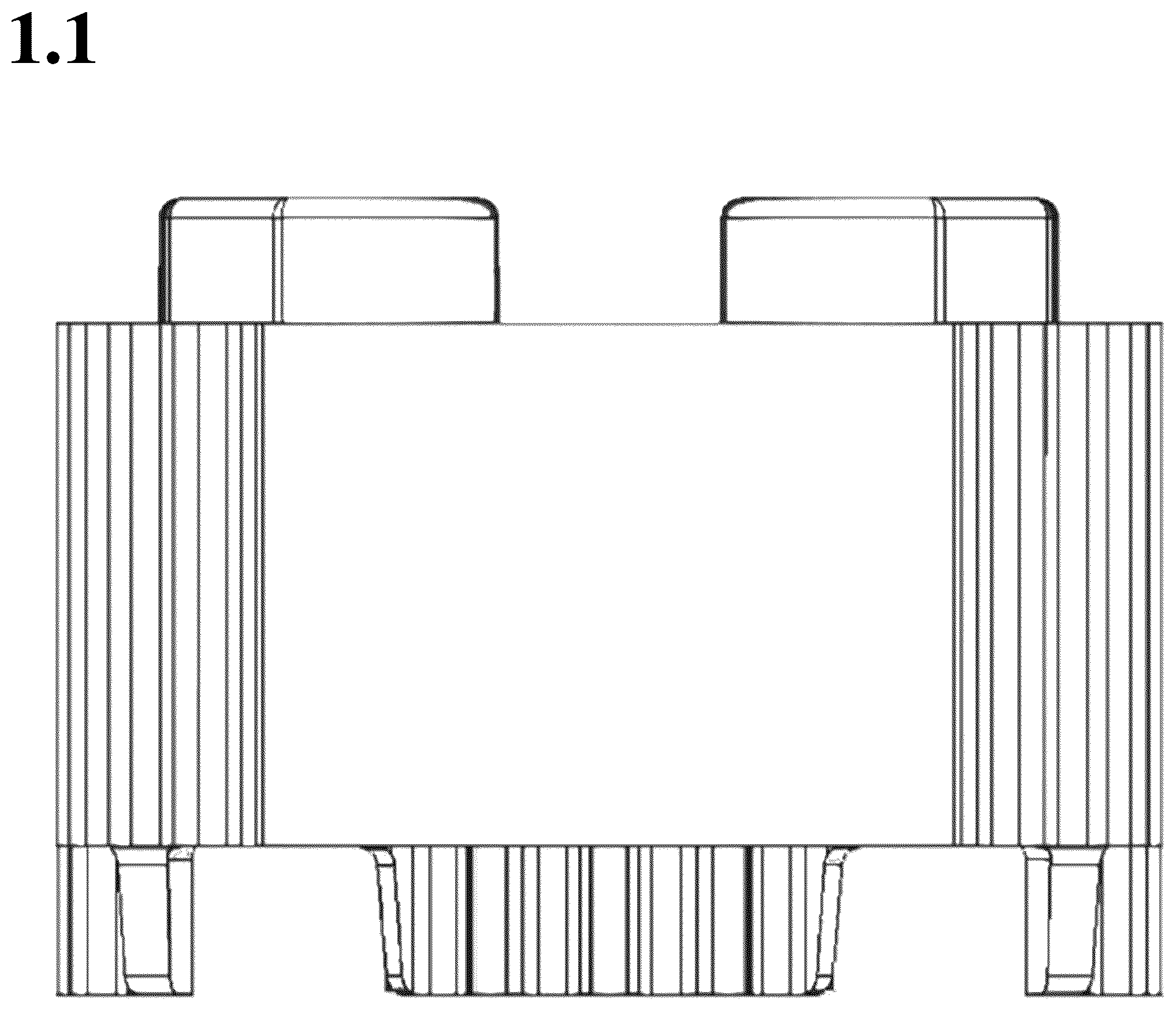 Patent USD1124162 Figure 1 – Brick for constructions toys