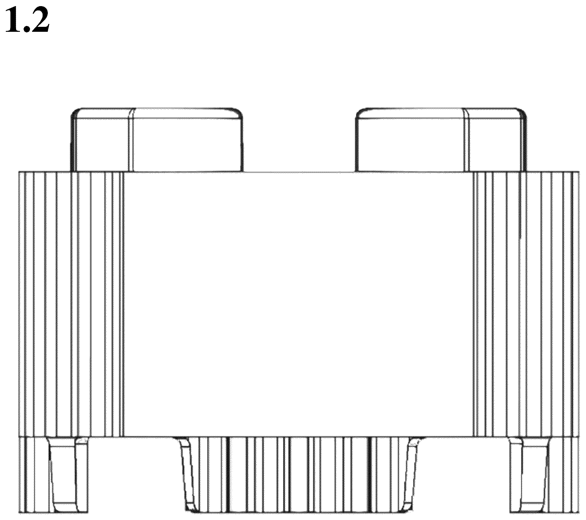 Patent USD1124162 Figure 2 – Brick for constructions toys