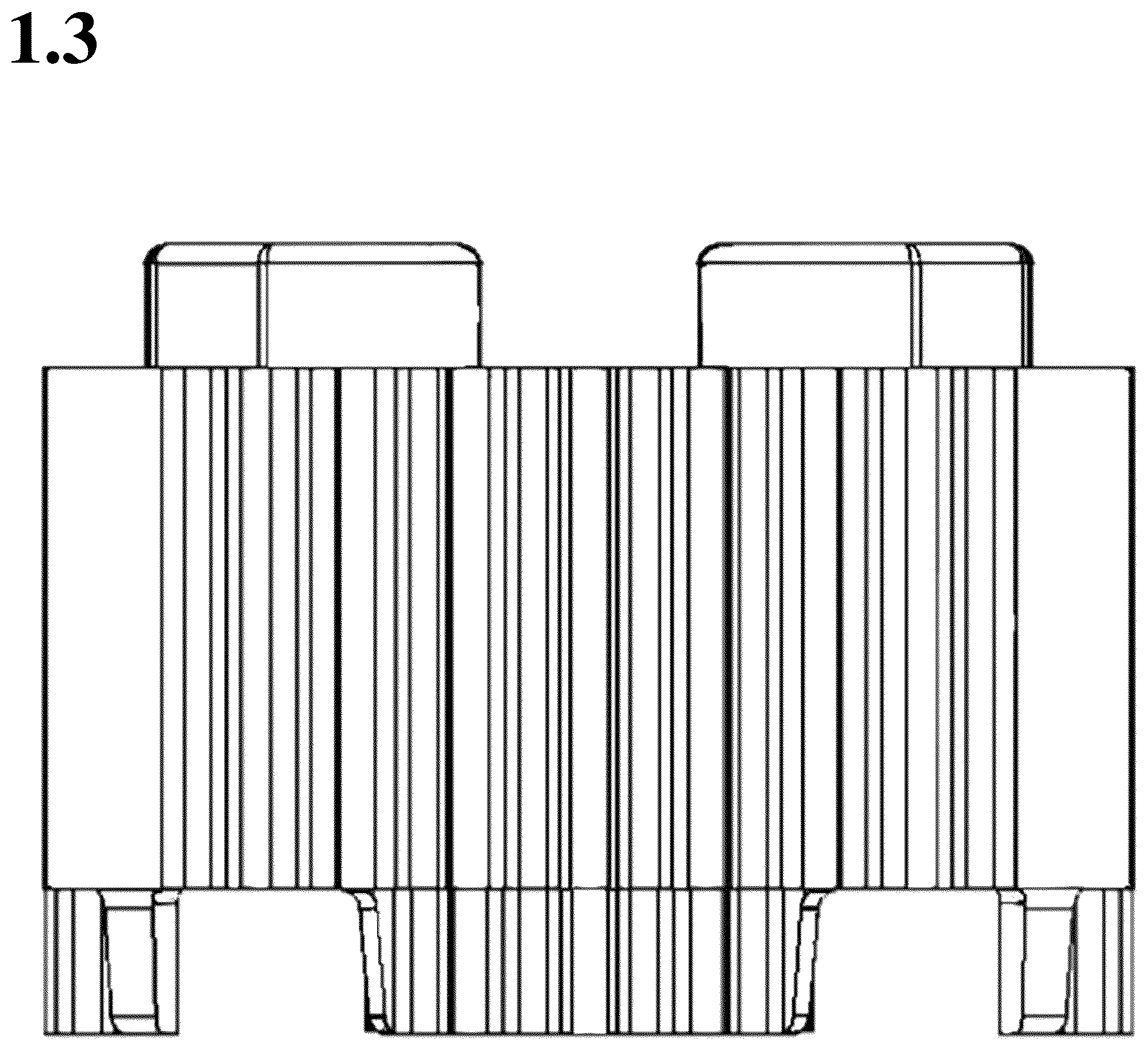 Patent USD1124162 Figure 3 – Brick for constructions toys