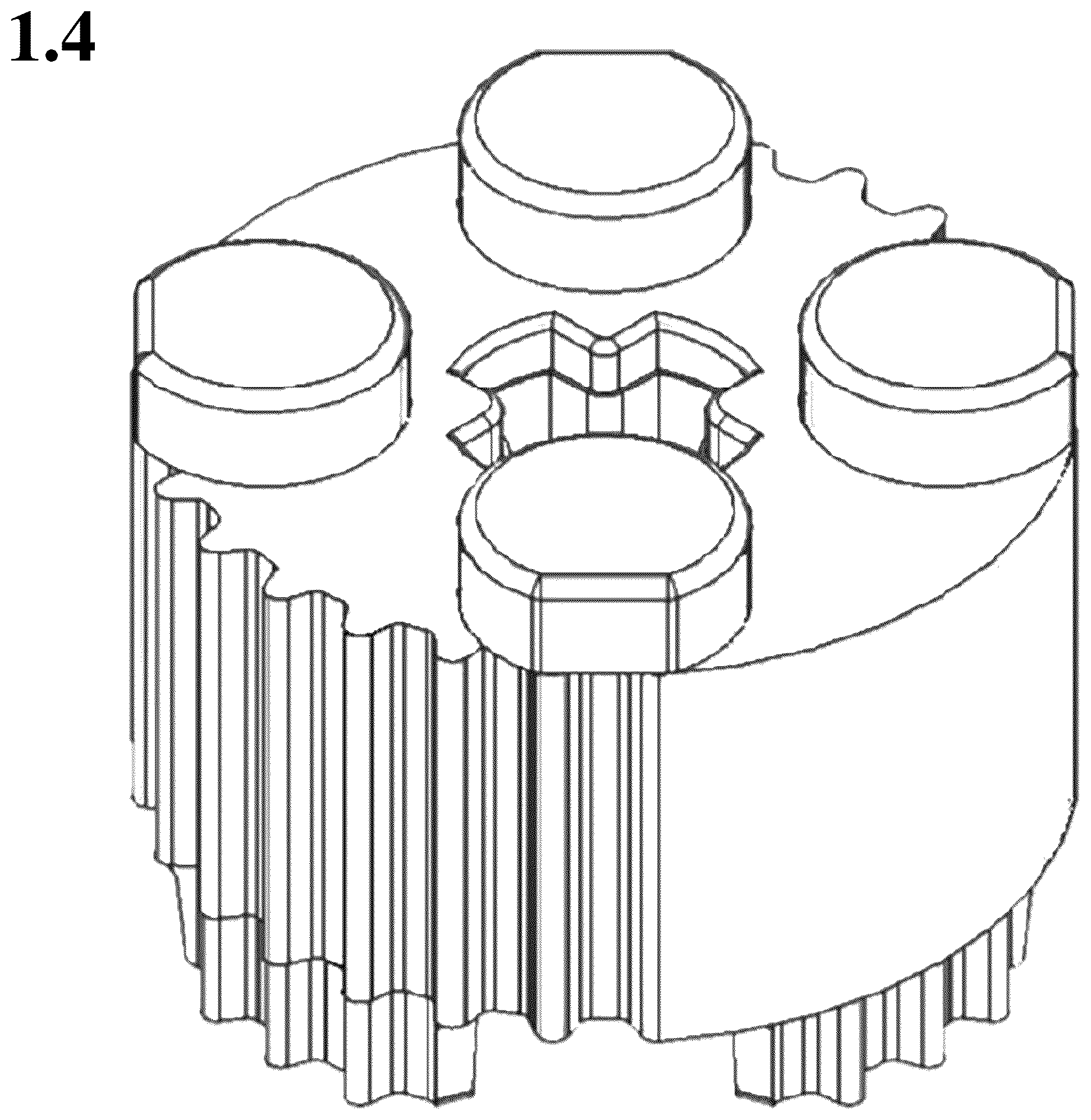 Patent USD1124162 Figure 4 – Brick for constructions toys