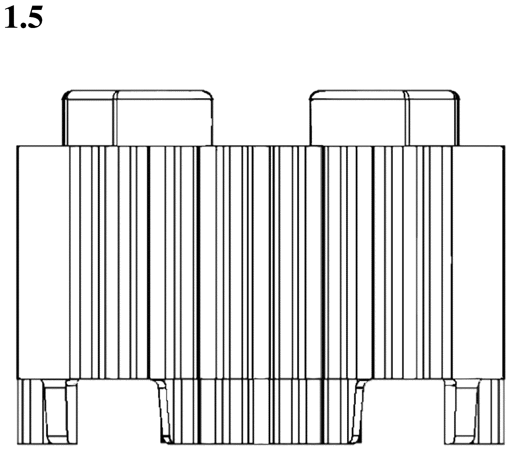 Patent USD1124162 Figure 5 – Brick for constructions toys