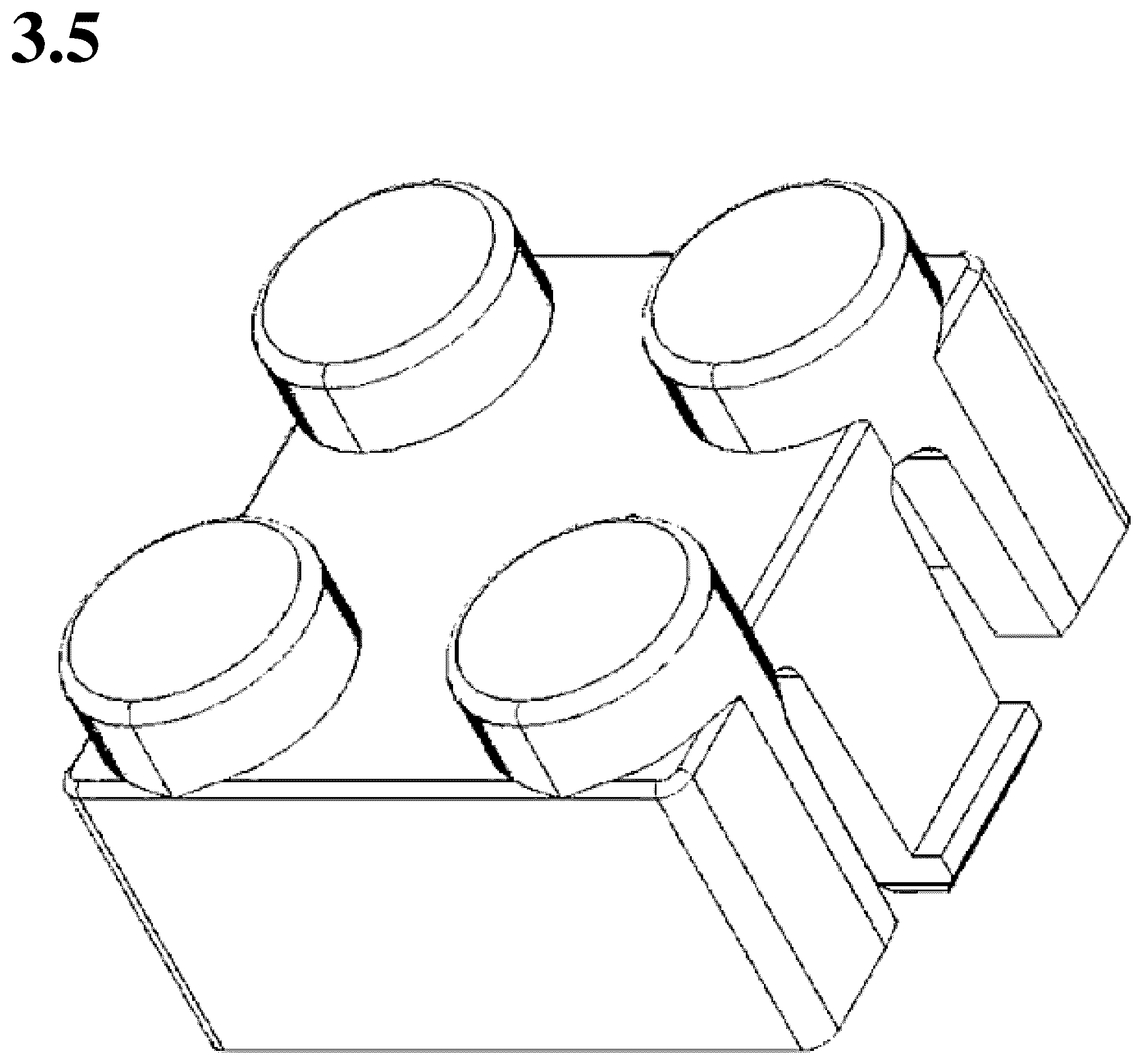 Patent USD1124162 Figure 19 – Brick for constructions toys