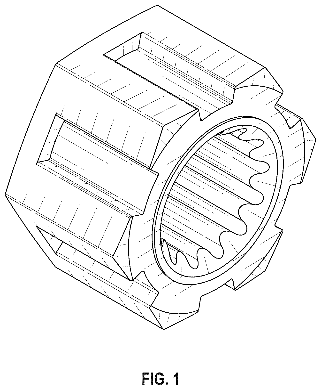 Patent USD1124164 Figure 1 – Model vehicle brake hex