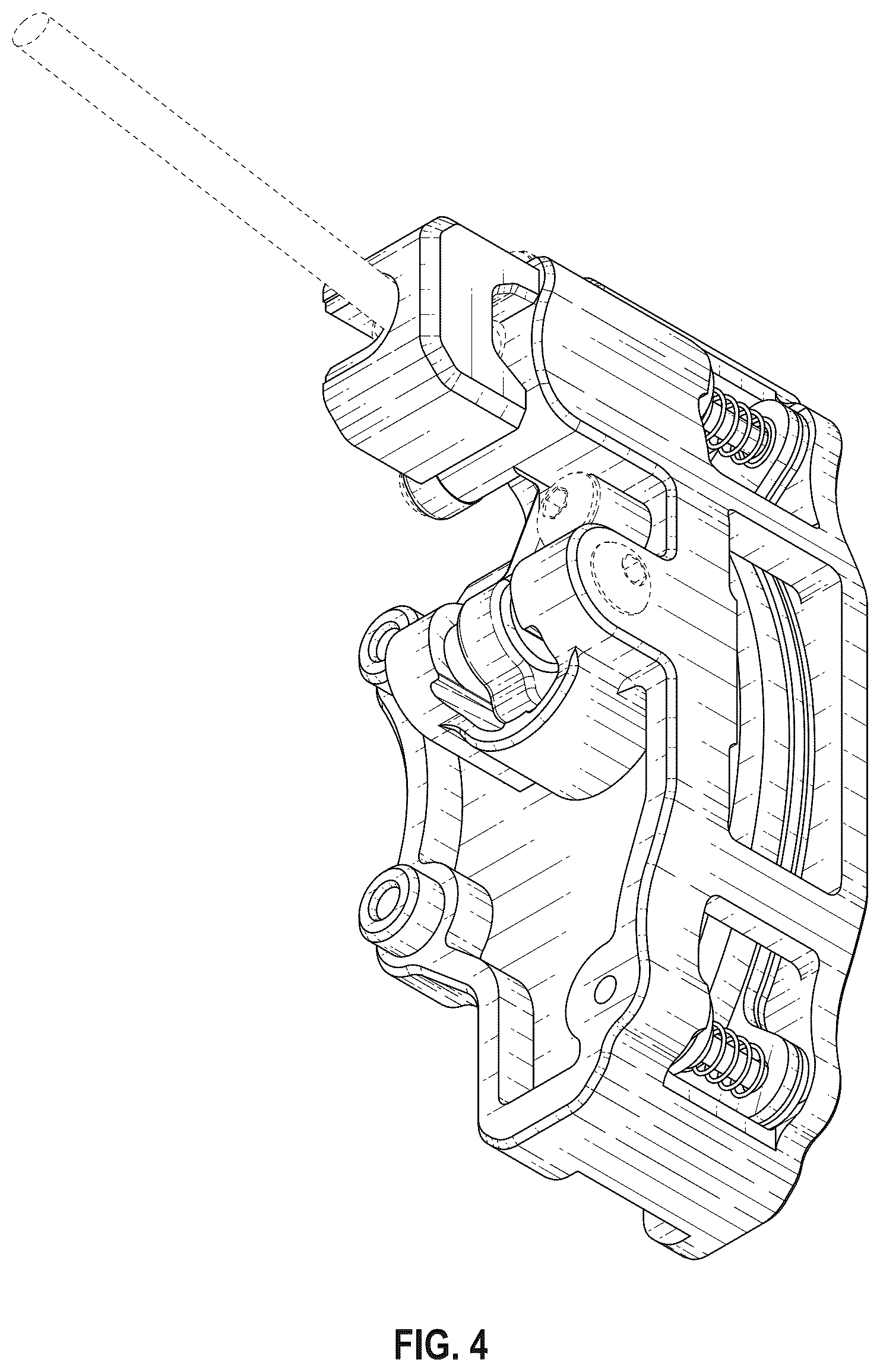 Patent USD1124165 Figure 4 – Model vehicle brake assembly
