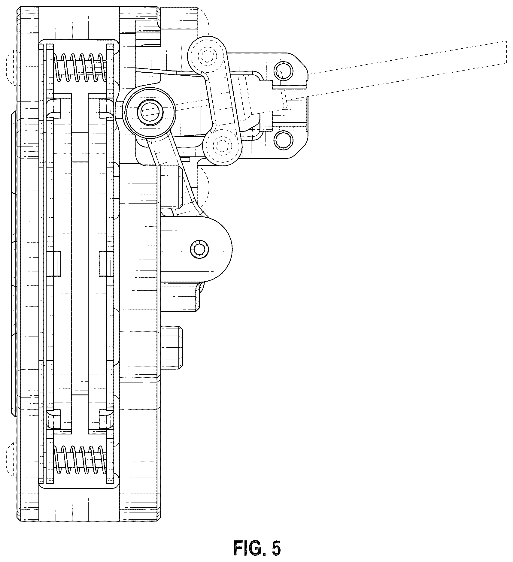 Patent USD1124165 Figure 5 – Model vehicle brake assembly
