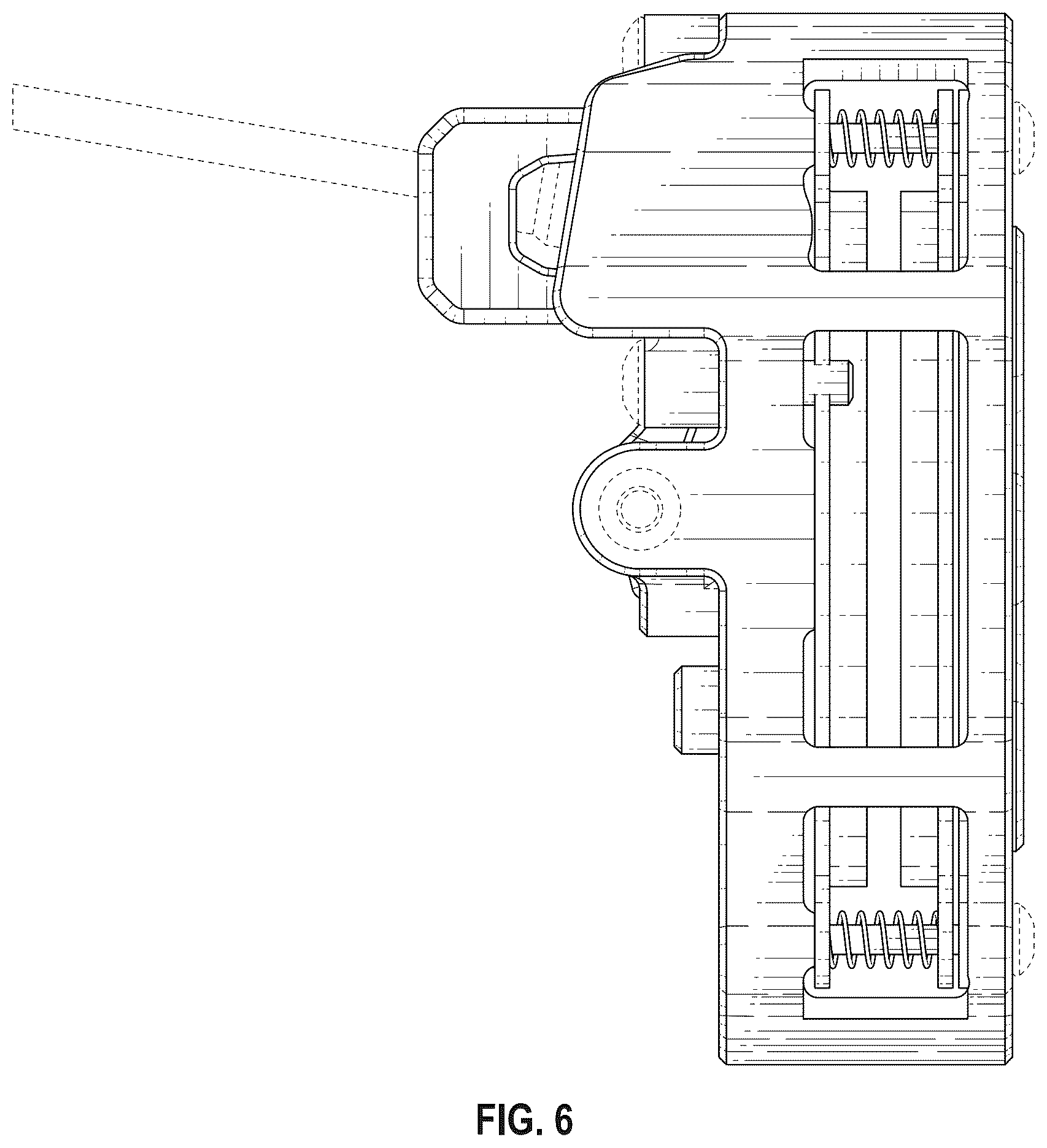 Patent USD1124165 Figure 6 – Model vehicle brake assembly