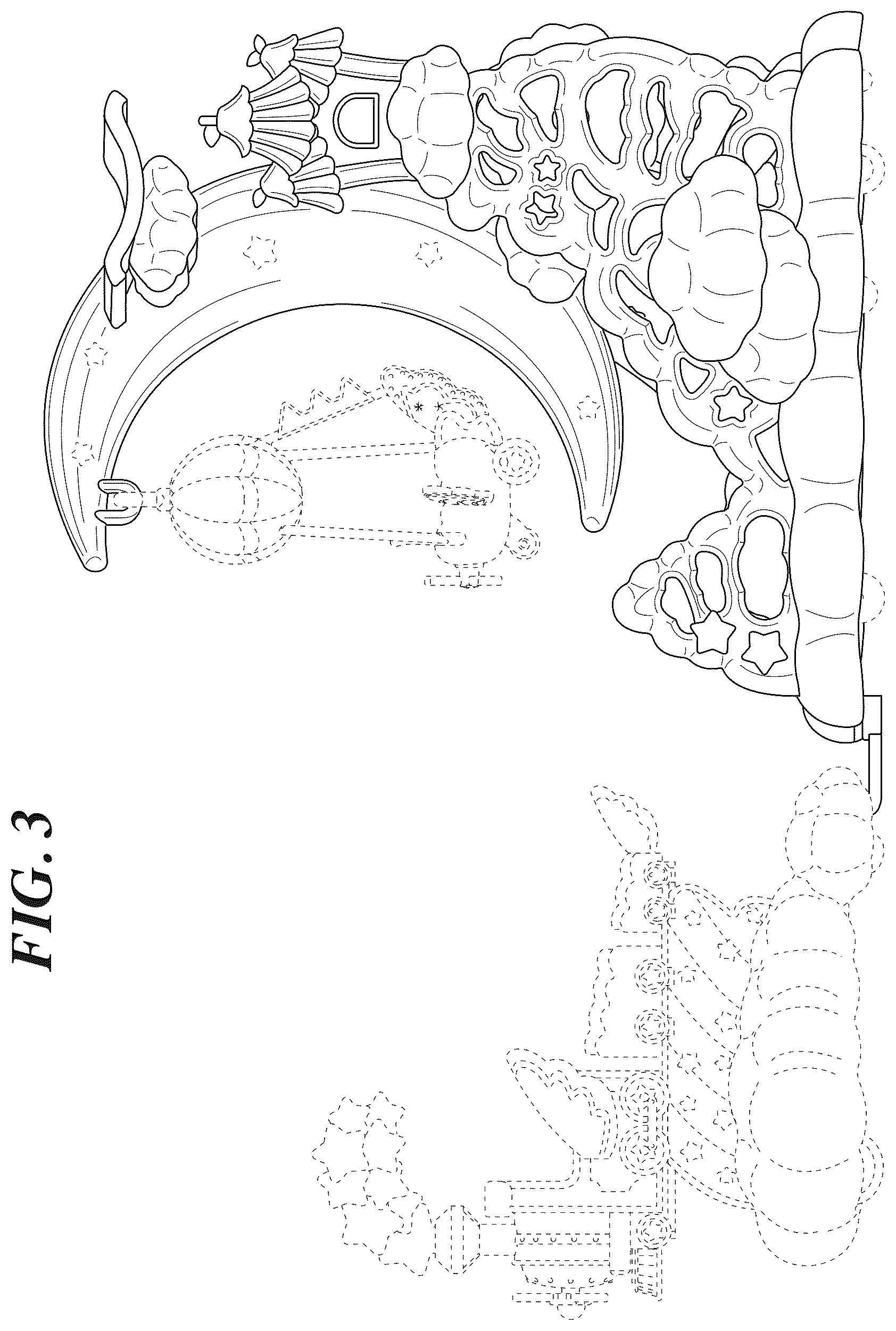 Patent USD1124166 Figure 3 – Toy parade float